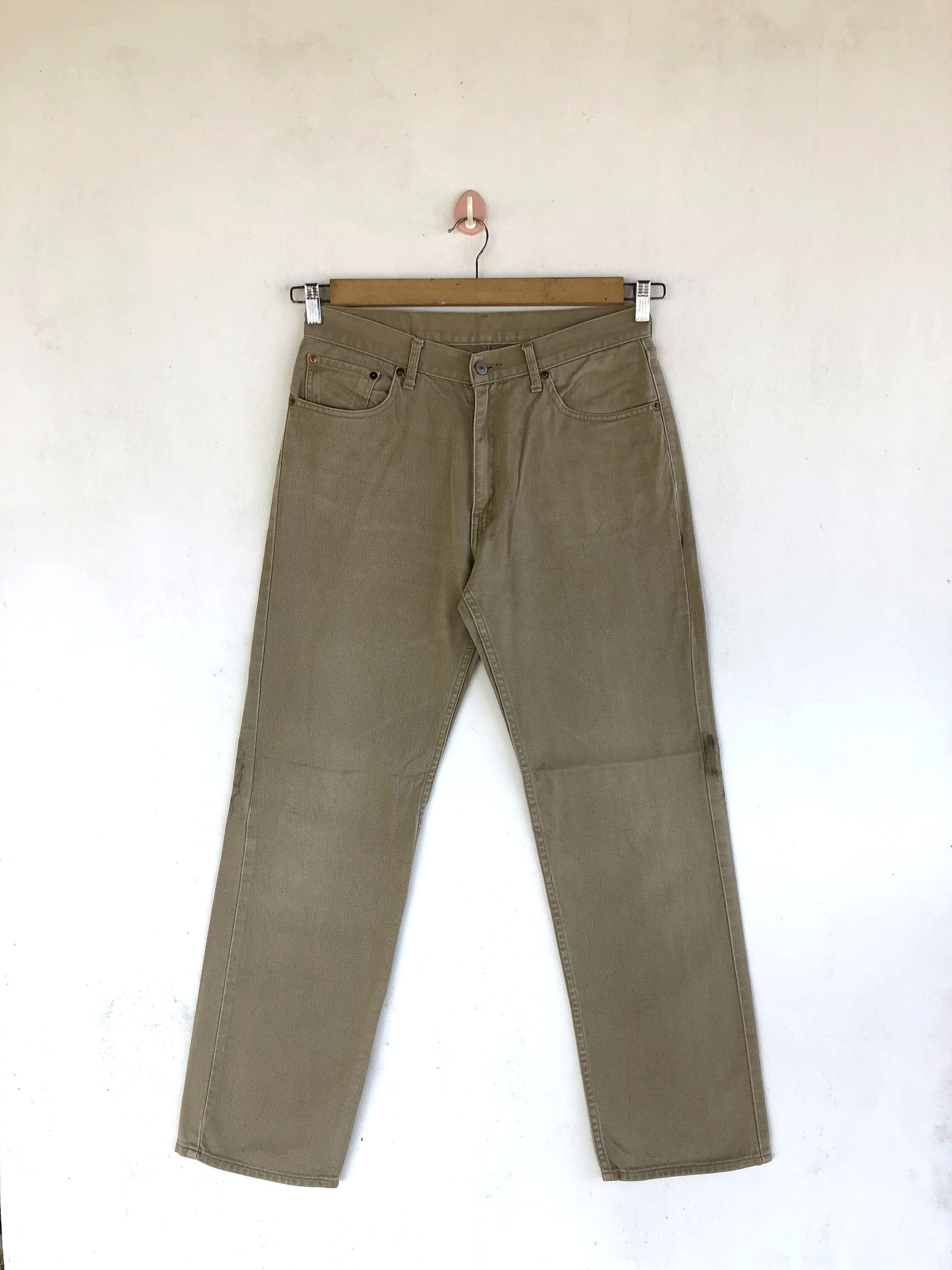 Levi's Vintage Y2K Dirty Levis Brown Jeans Levi's 533 Denim Size US 30 / EU 46 - 1 Thumbnail