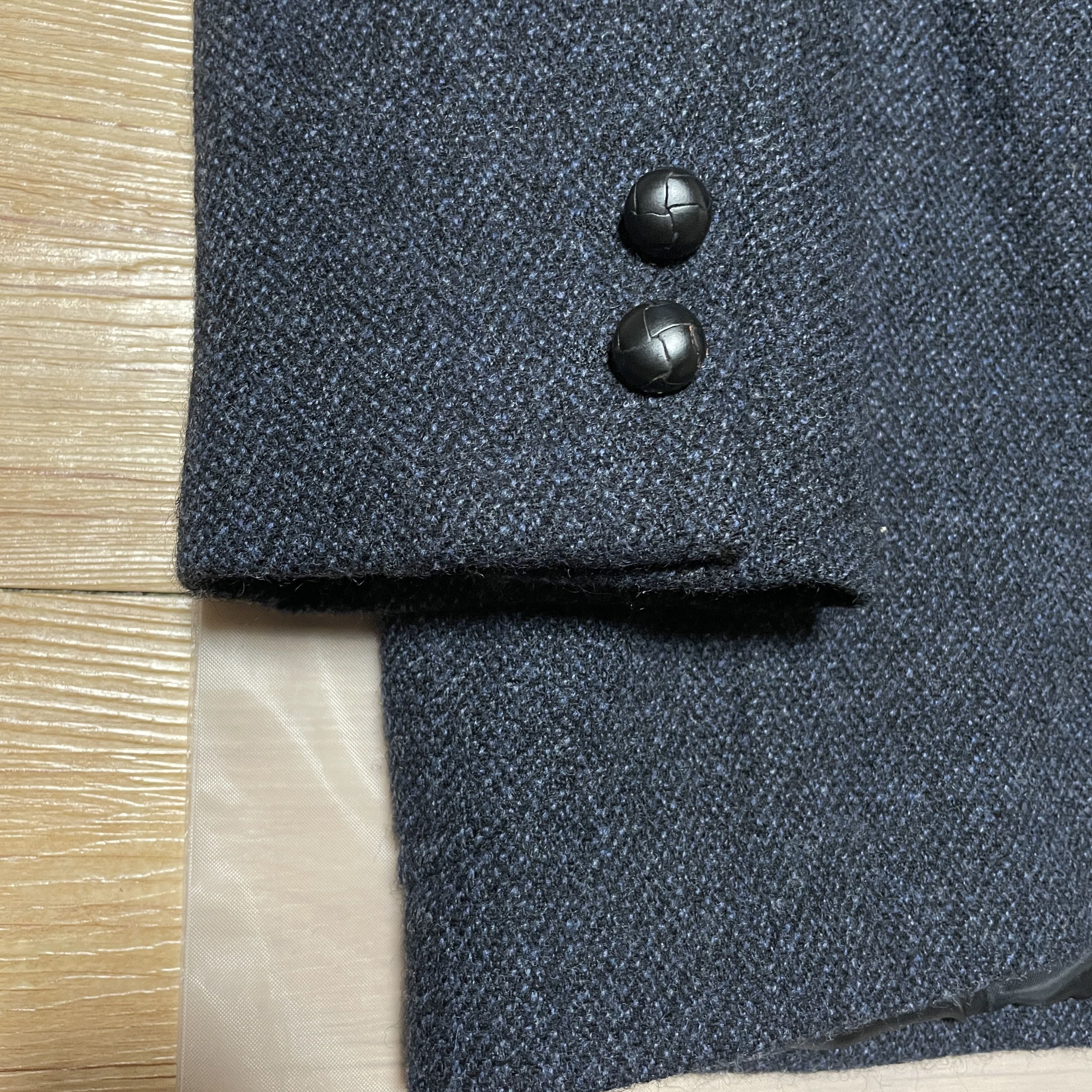 J. Press J.Press Lovat Tweed herringbone Navy 3 piece suit L-XL Size 40L - 22 Thumbnail