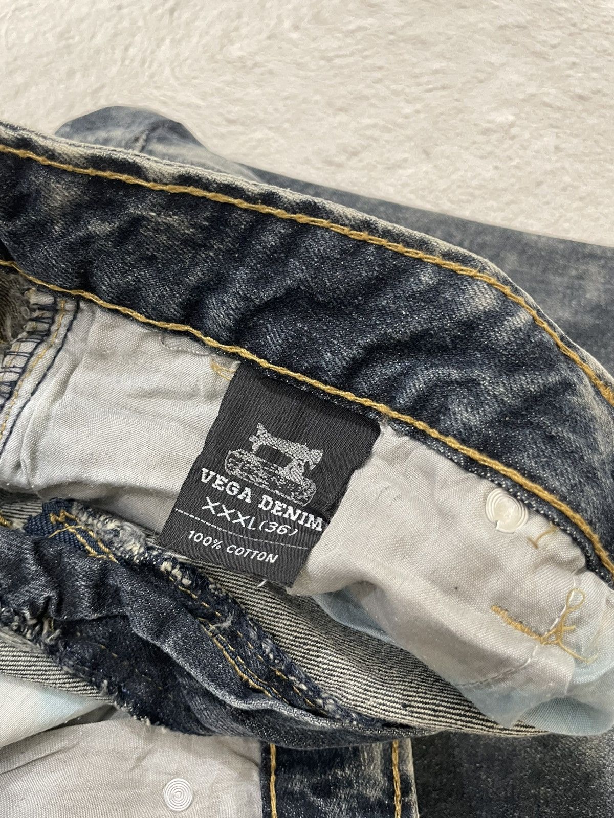 Hysteric Glamour 2000s Acid Washed Denim Distressed Y2K Size US 36 / EU 52 - 5 Thumbnail