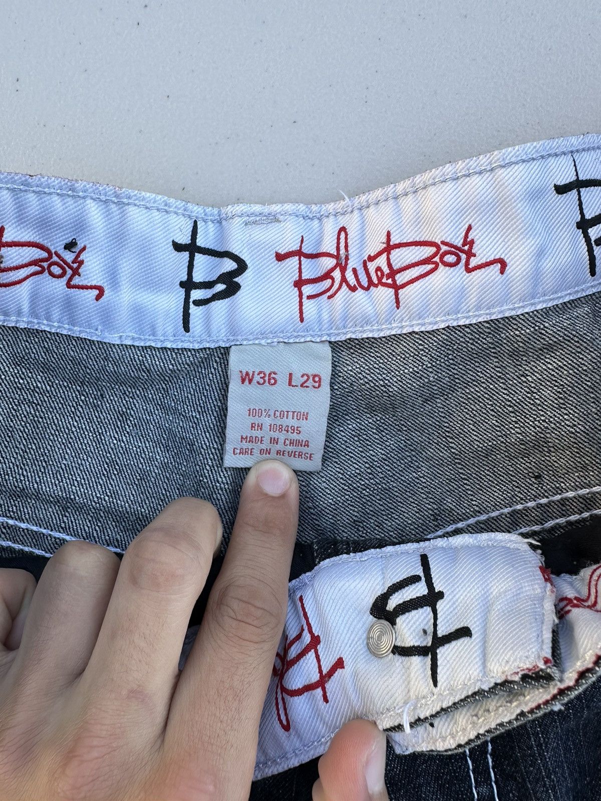 JNCO Blue Boyz baggy denim Size US 36 / EU 52 - 3 Thumbnail