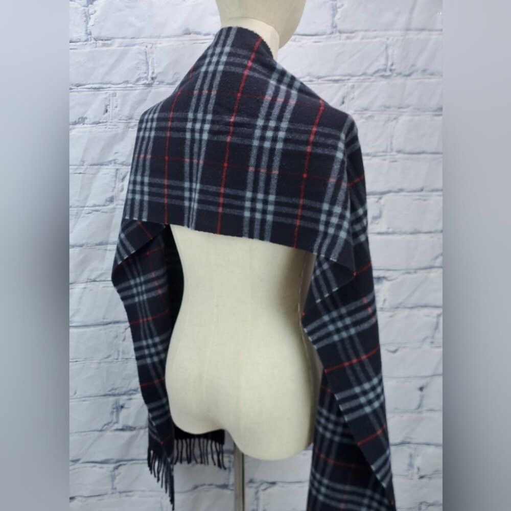 Burberry Burberry Vintage Scarf Nova Check 100% Cashmere Wool Scotla Size ONE SIZE - 9 Thumbnail