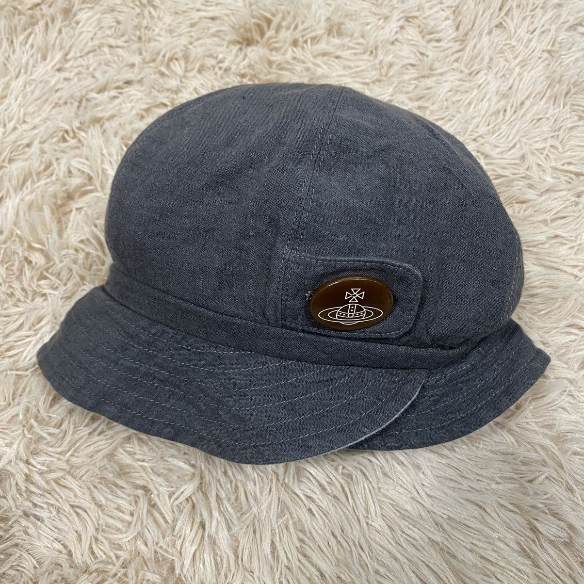 Vivienne Westwood 🔥 VINTAGE VIVIENNE WESTWOOD ORB BUTTON CADET CAP Size ONE SIZE - 9 Thumbnail