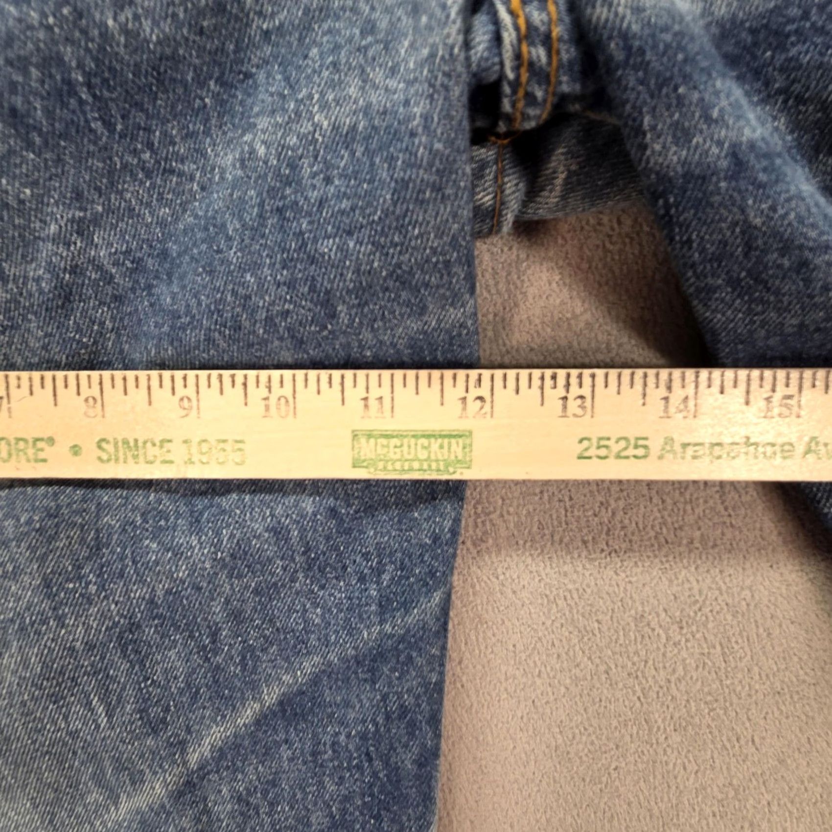 Levi's Levi's 501 Jeans Mens Medium Blue Wash Button Fly Vintage Straight 36x30 Made in USA Mens Jeans 36 Size US 36 / EU 52 - 6 Thumbnail