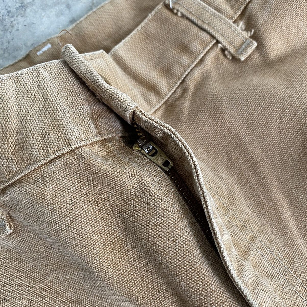 Carhartt VTG Carhartt Double Knee Faded Tan Carpenter Work Pants Size US 38 / EU 54 - 9 Thumbnail