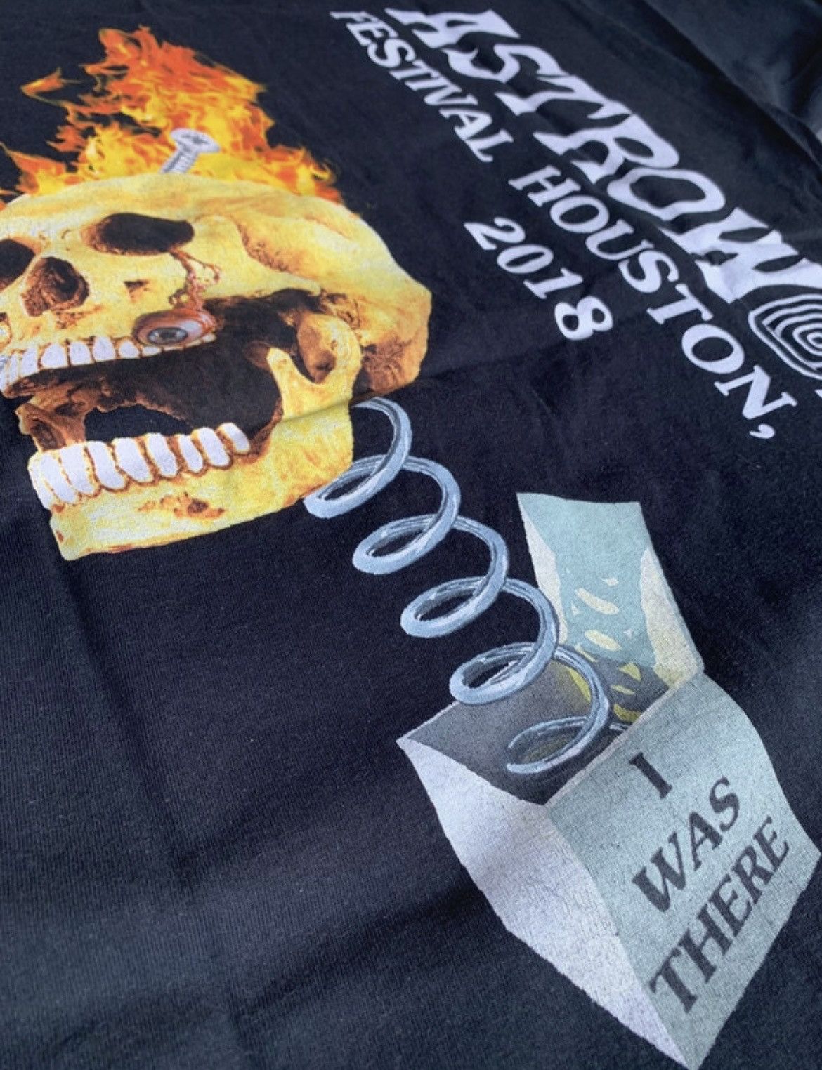 Travis Scott Travis Scott Astroworld festival tee Houston 2018 Size US M / EU 48-50 / 2 - 5 Thumbnail