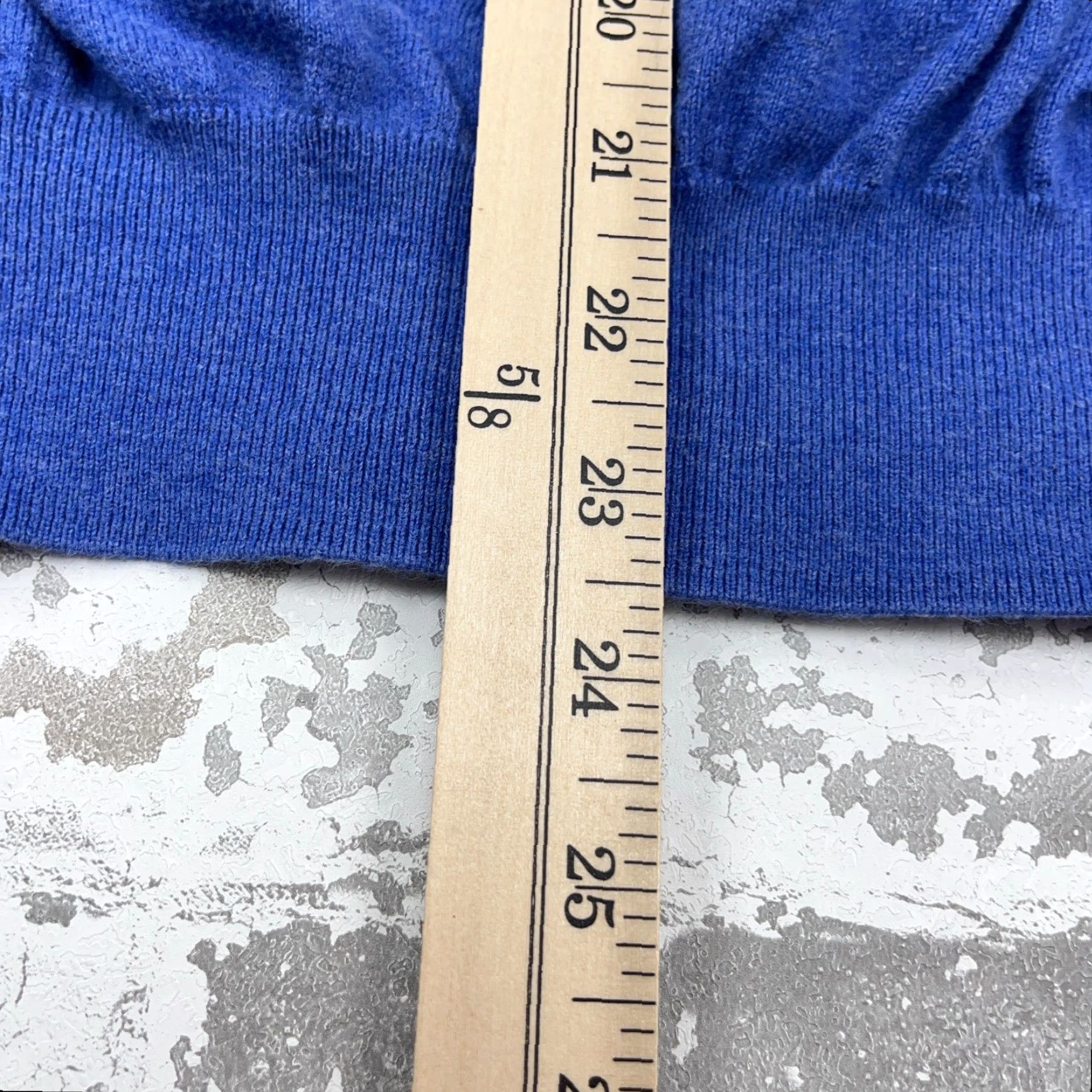 Polo Ralph Lauren Polo Ralph Lauren Sweater Men's Large Blue V-Neck Pima Cotton Knit Pullover Size US L / EU 52-54 / 3 - 7 Thumbnail