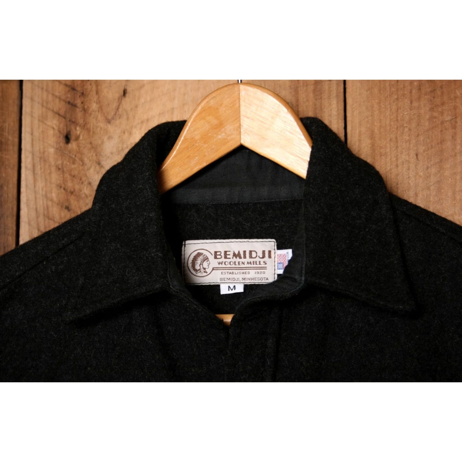 Vintage VINTAGE Bemidji Charcoal Gray Thick Wool Button Front Shirt S Mens Size S Size US S / EU 44-46 / 1 - 2 Thumbnail