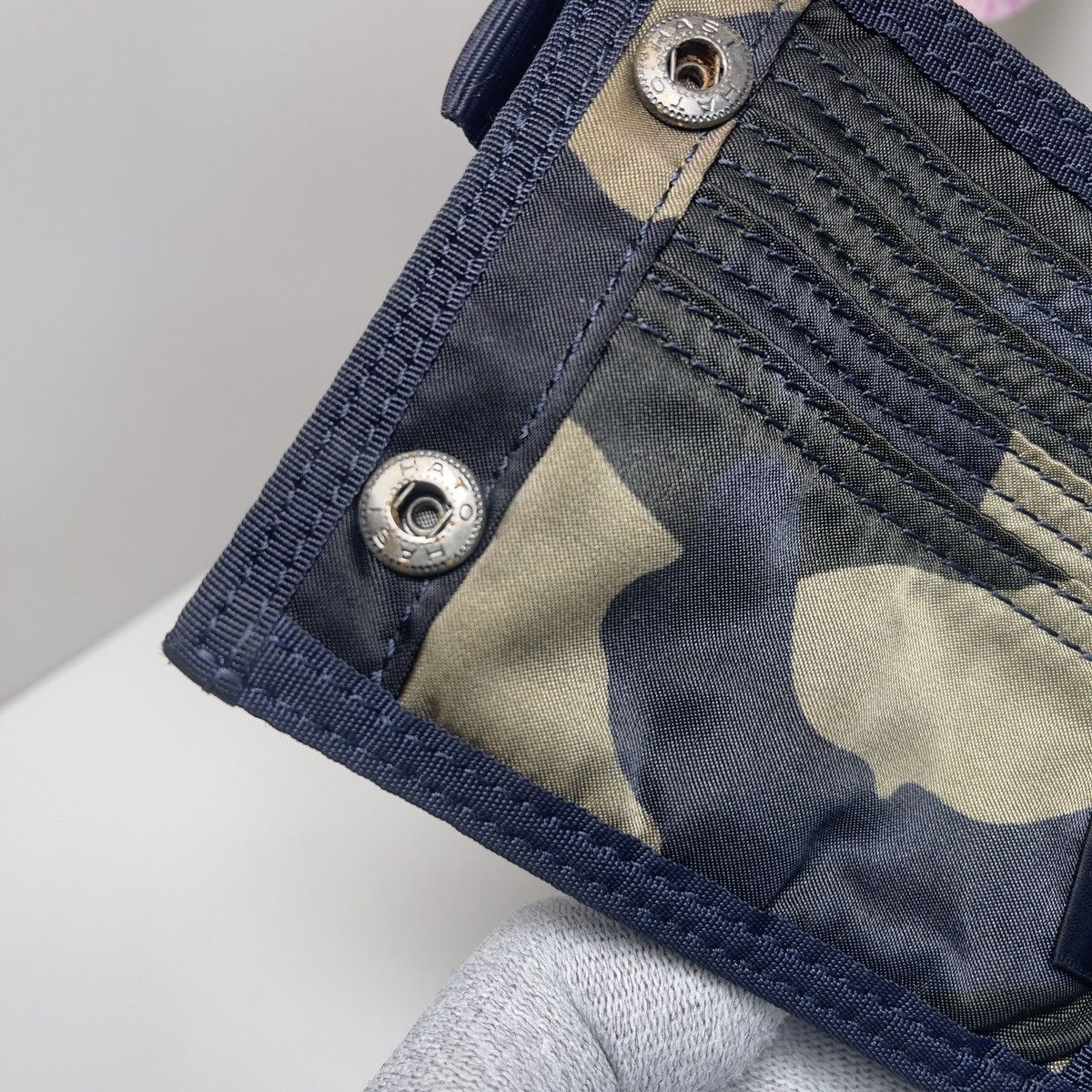 Porter Porter Yoshida Camo Bi-Fold Snap Tanker Wallet Size ONE SIZE - 8 Thumbnail