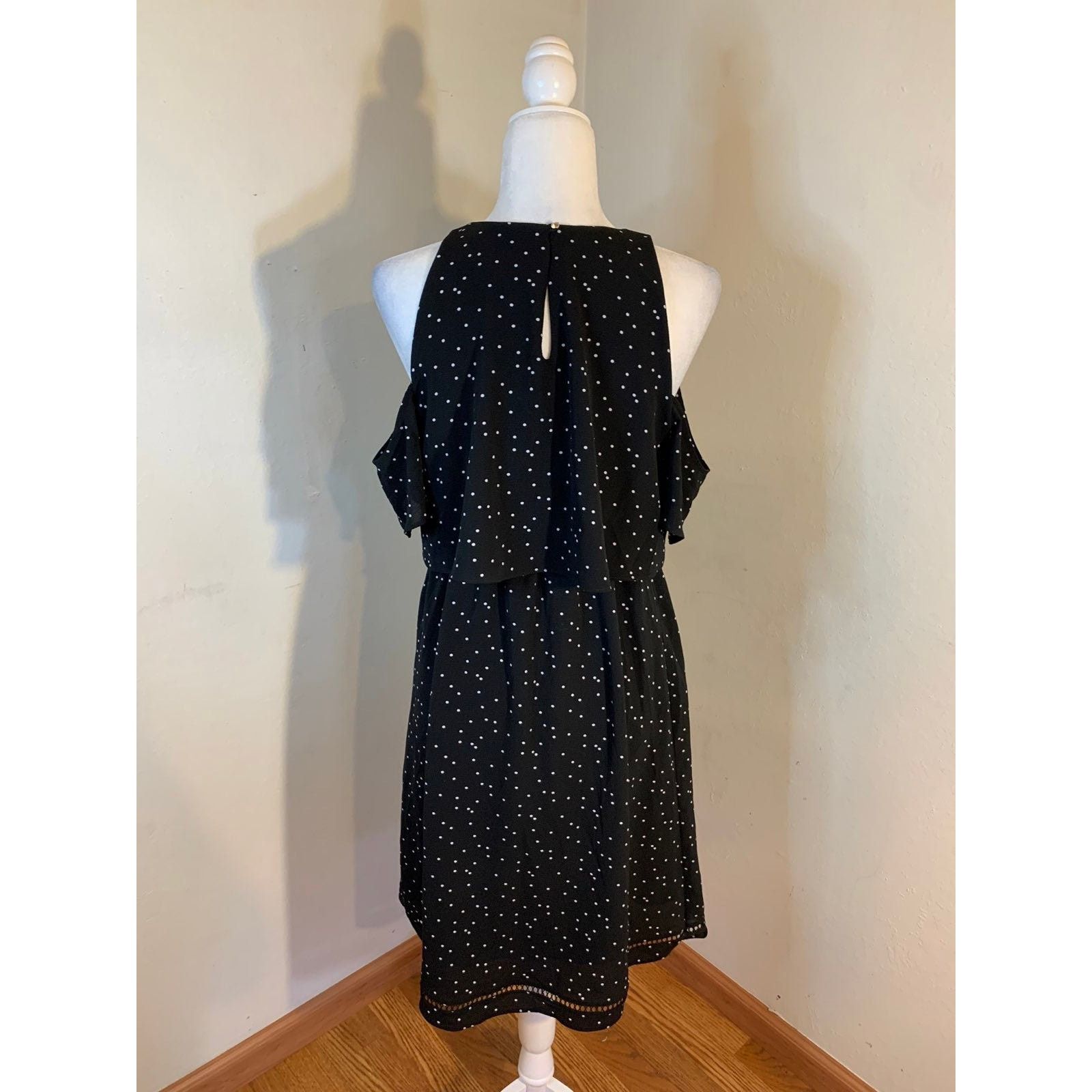 Other Black Polka Dot Dress Size S Size S / US 4 / IT 40 - 6 Thumbnail