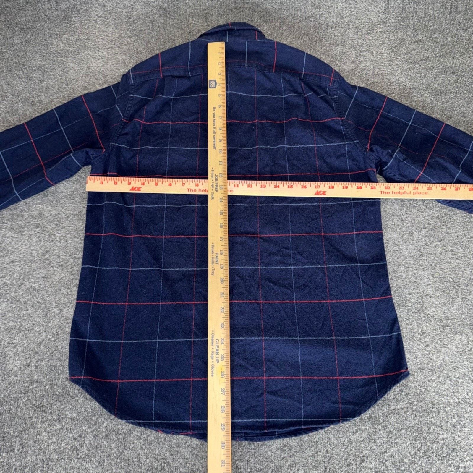 J.Crew J.Crew Mens Medium Classic Fit Navy Plaid Flannel Shirt Size US M / EU 48-50 / 2 - 4 Thumbnail