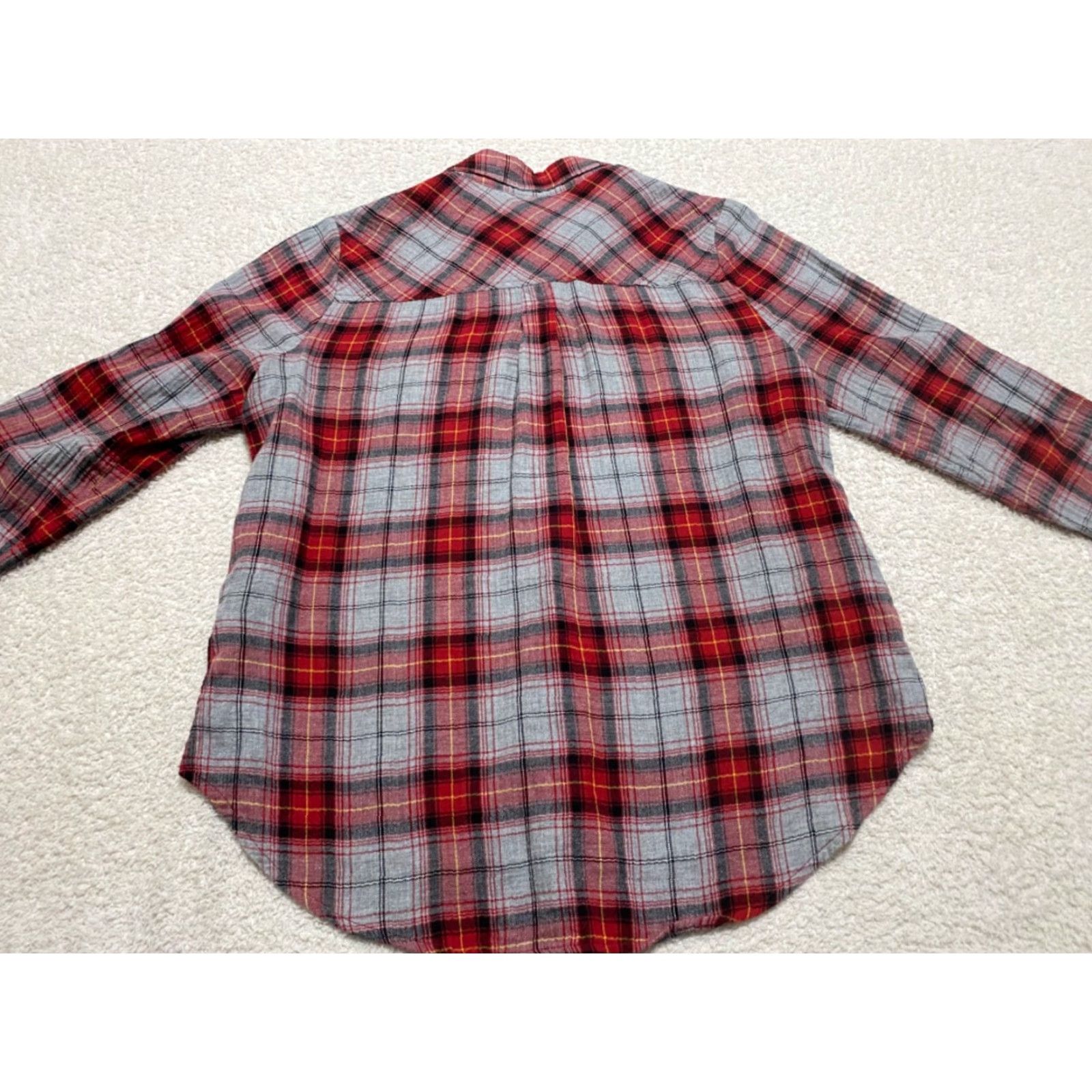 Lucky Brand Lucky Brand Shirt Womens Small Long Sleeve Button-Front Multicolor Plaid Cotton Women’s Shirt Size S / US 4 / IT 40 - 6 Thumbnail