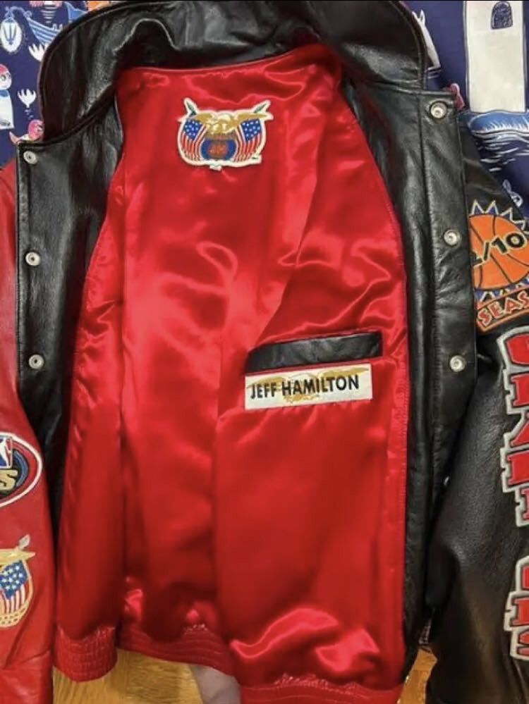 JH Design Jeff Hamilton jh Design NBA BULLS Jacket jordan muhammad ali Size US XL / EU 56 / 4 - 7 Thumbnail
