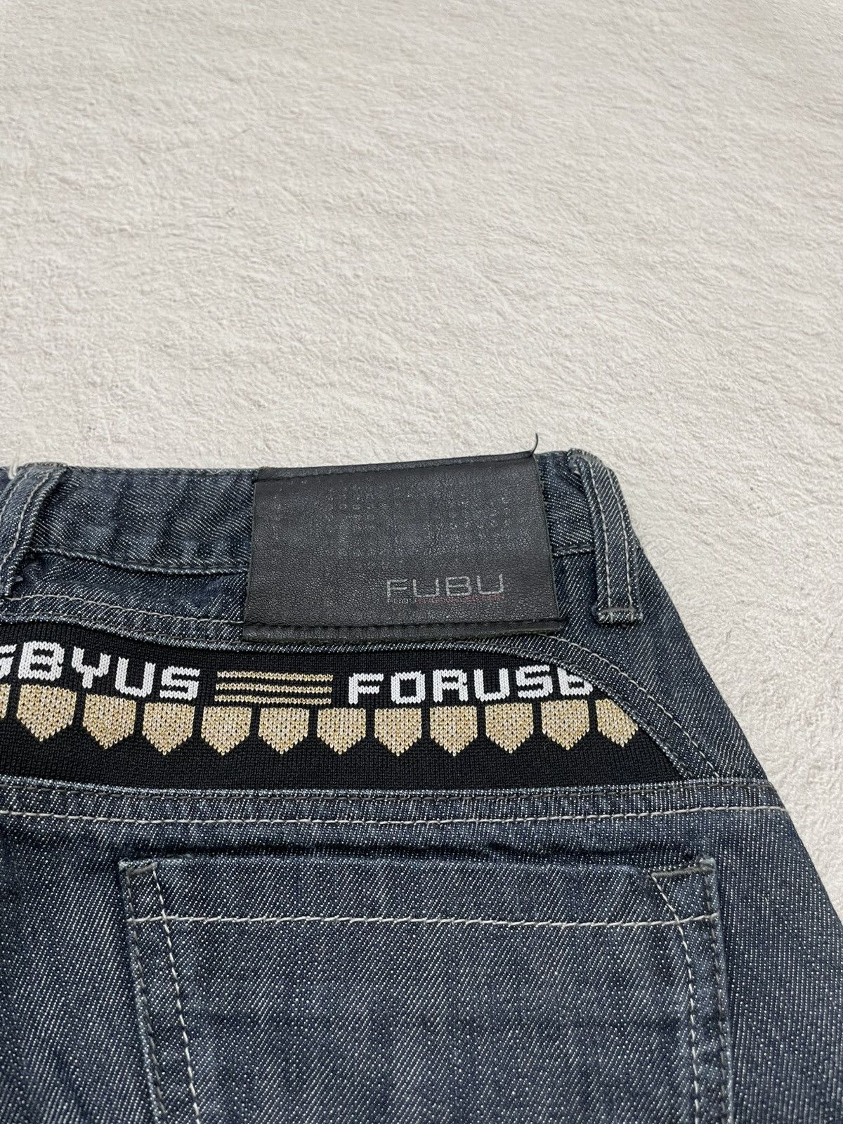 Fubu 2000 Fubu Embroidered Logo Retro Y2K Size US 28 / EU 44 - 8 Thumbnail