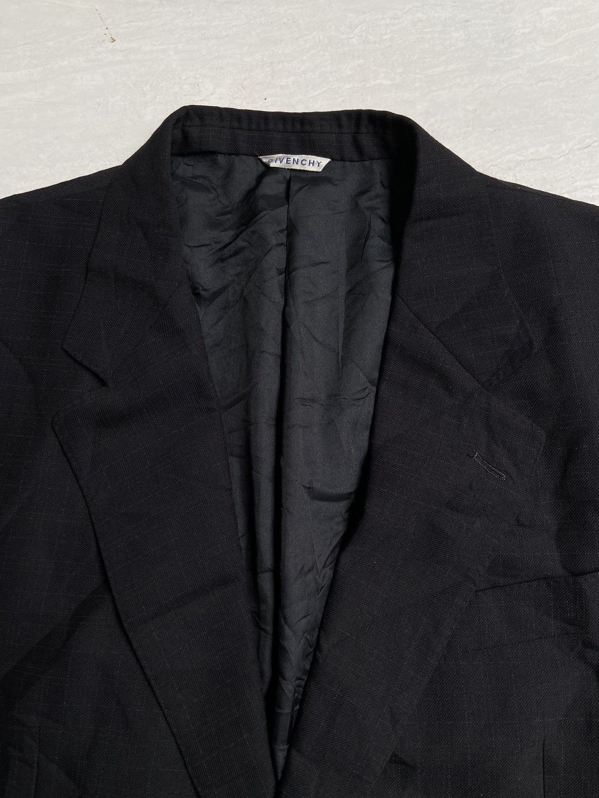 Givenchy MONSIEUR By GIVENCHY Black Suit Size 54L - 9 Thumbnail