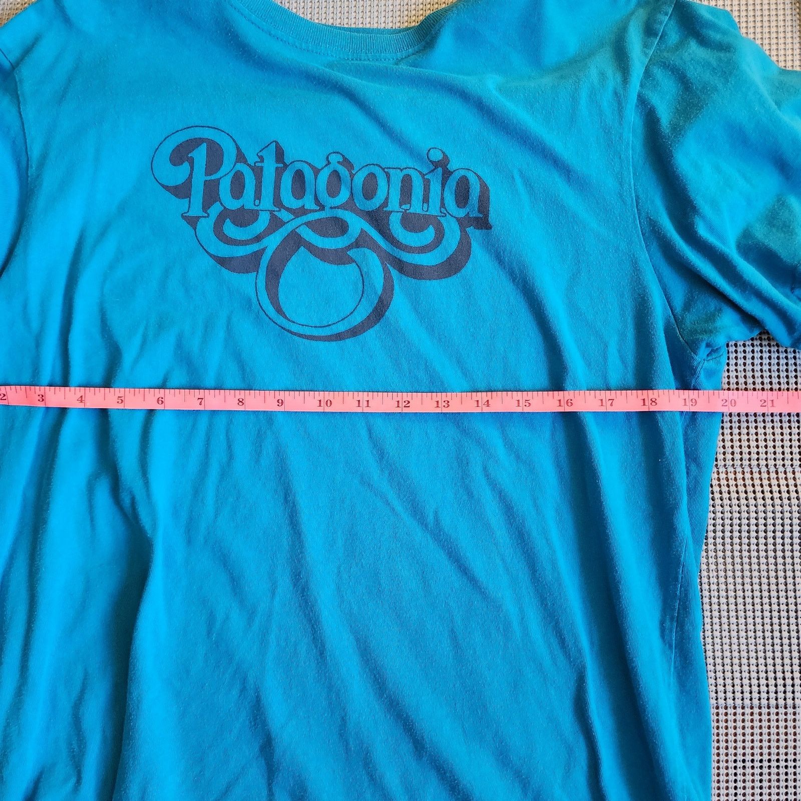 Patagonia Men's Patagonia Medium Spell Out T-Shirt Blue Size US M / EU 48-50 / 2 - 3 Thumbnail