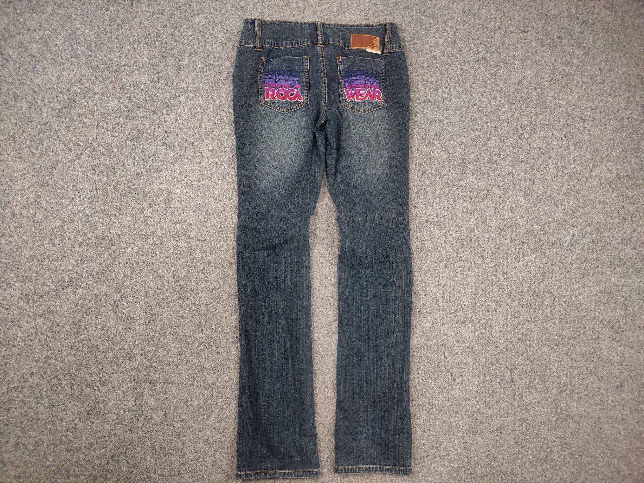 Rocawear Vintage Roca wear Y2K Low-rise Bootcut embroidered Jeans Size 28" / US 6 / IT 42 - 6 Thumbnail