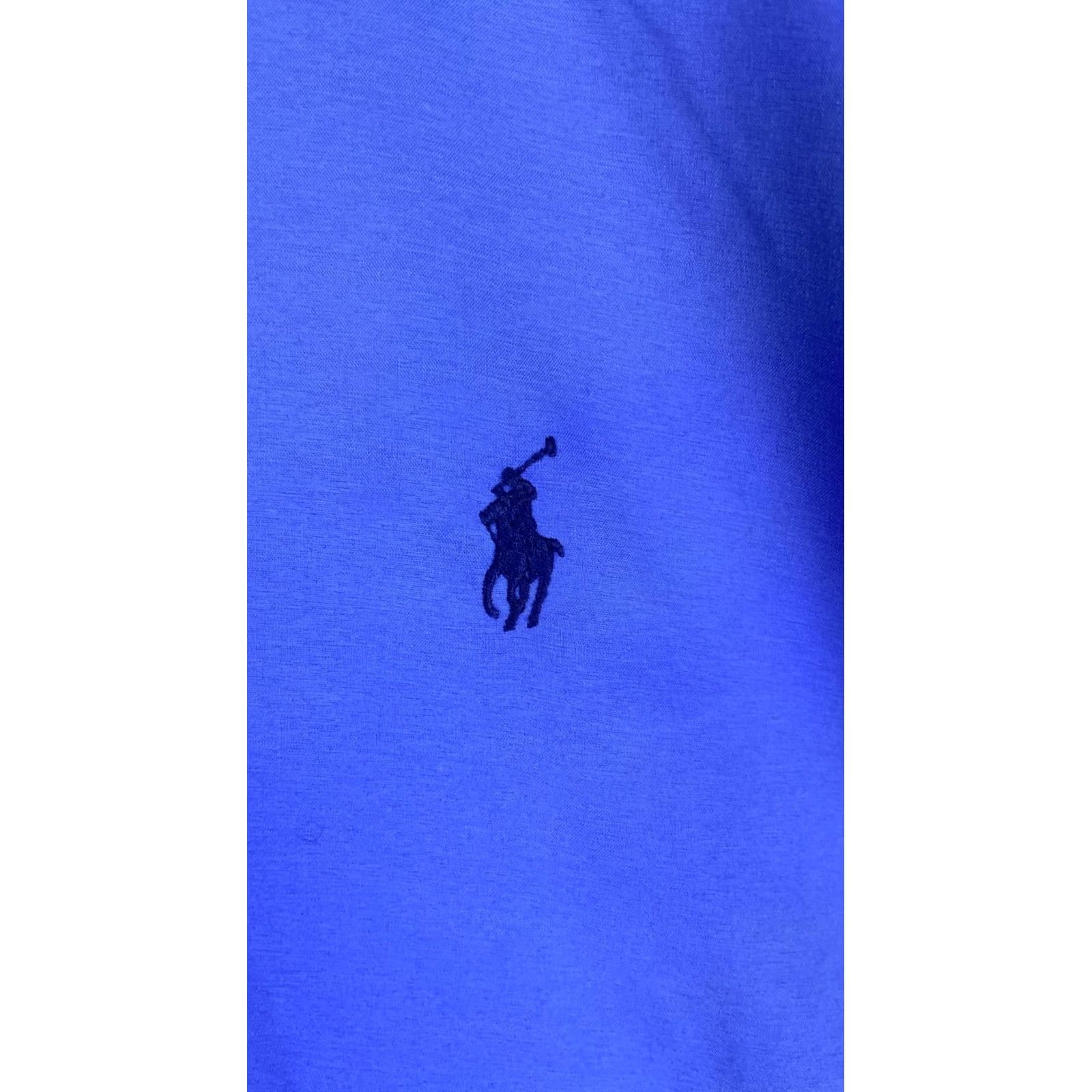 Ralph Lauren Ralph Lauren Dress Shirt Mens 1XB Big & Tall Blue Performance Classic Fit Shirt Size 46R - 2 Thumbnail
