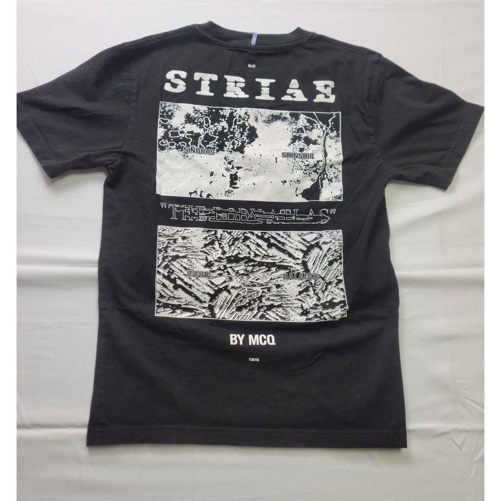 MCQ MCQ Alexander McQueen Black The Body Physical Small T-Shirt Size US S / EU 44-46 / 1 - 11 Thumbnail