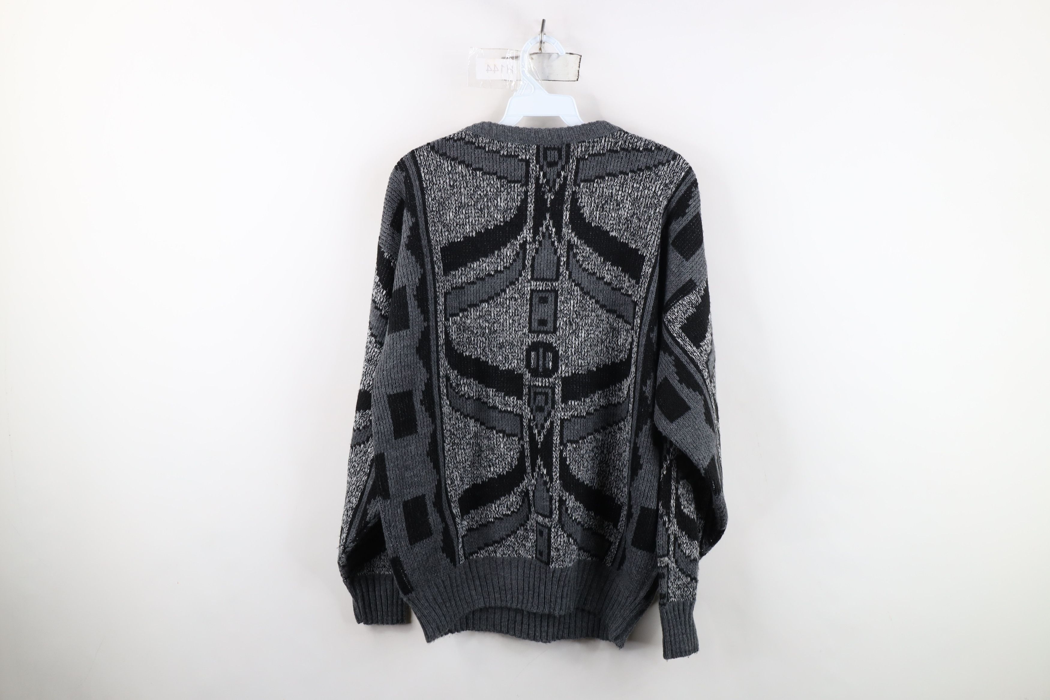 Vintage Vintage 90s Streetwear Chunky Ribbed Knit Crewneck Sweater Size US M / EU 48-50 / 2 - 8 Thumbnail