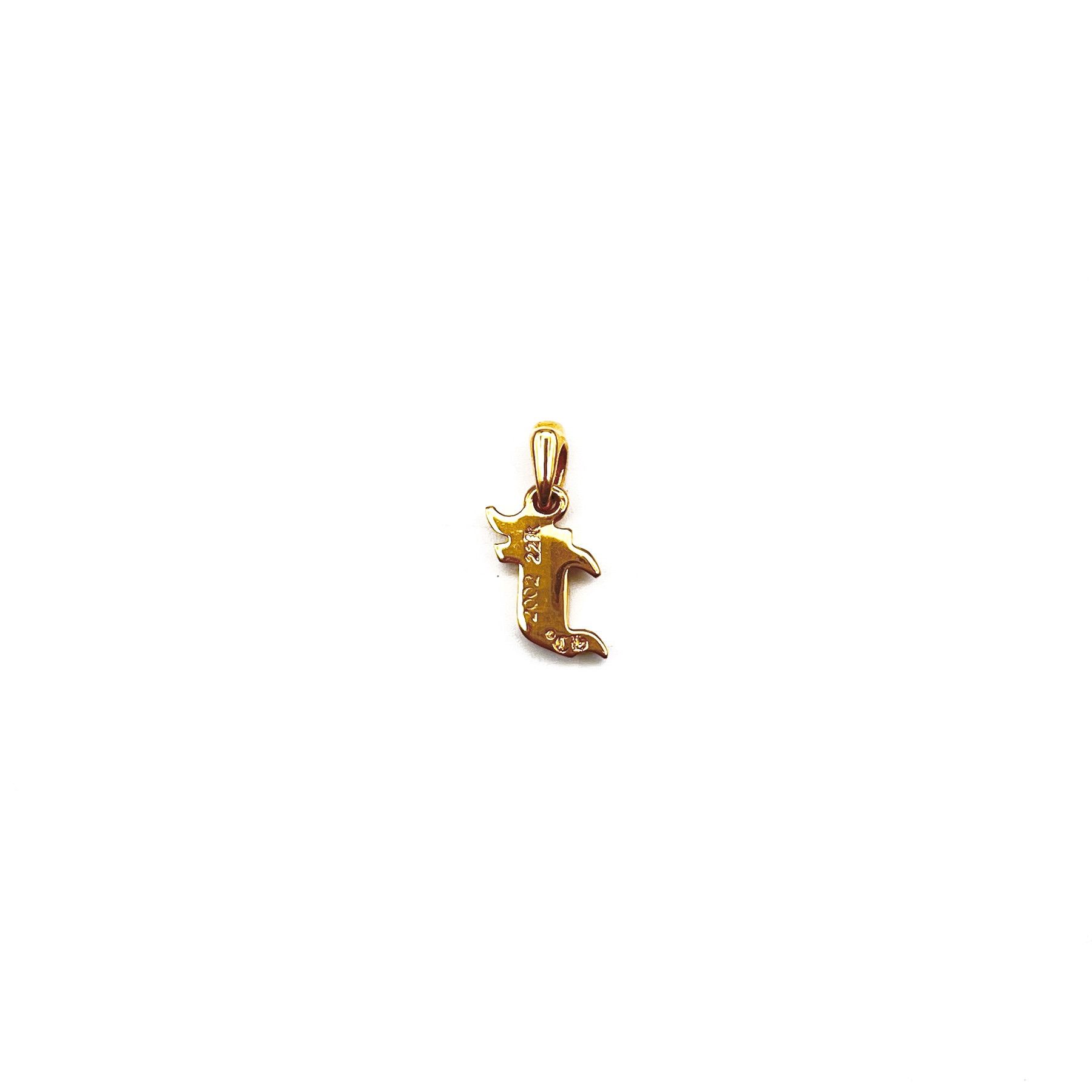 Chrome Hearts Chrome Hearts 22K Gold Diamonds F Pendant Size ONE SIZE - 3 Thumbnail