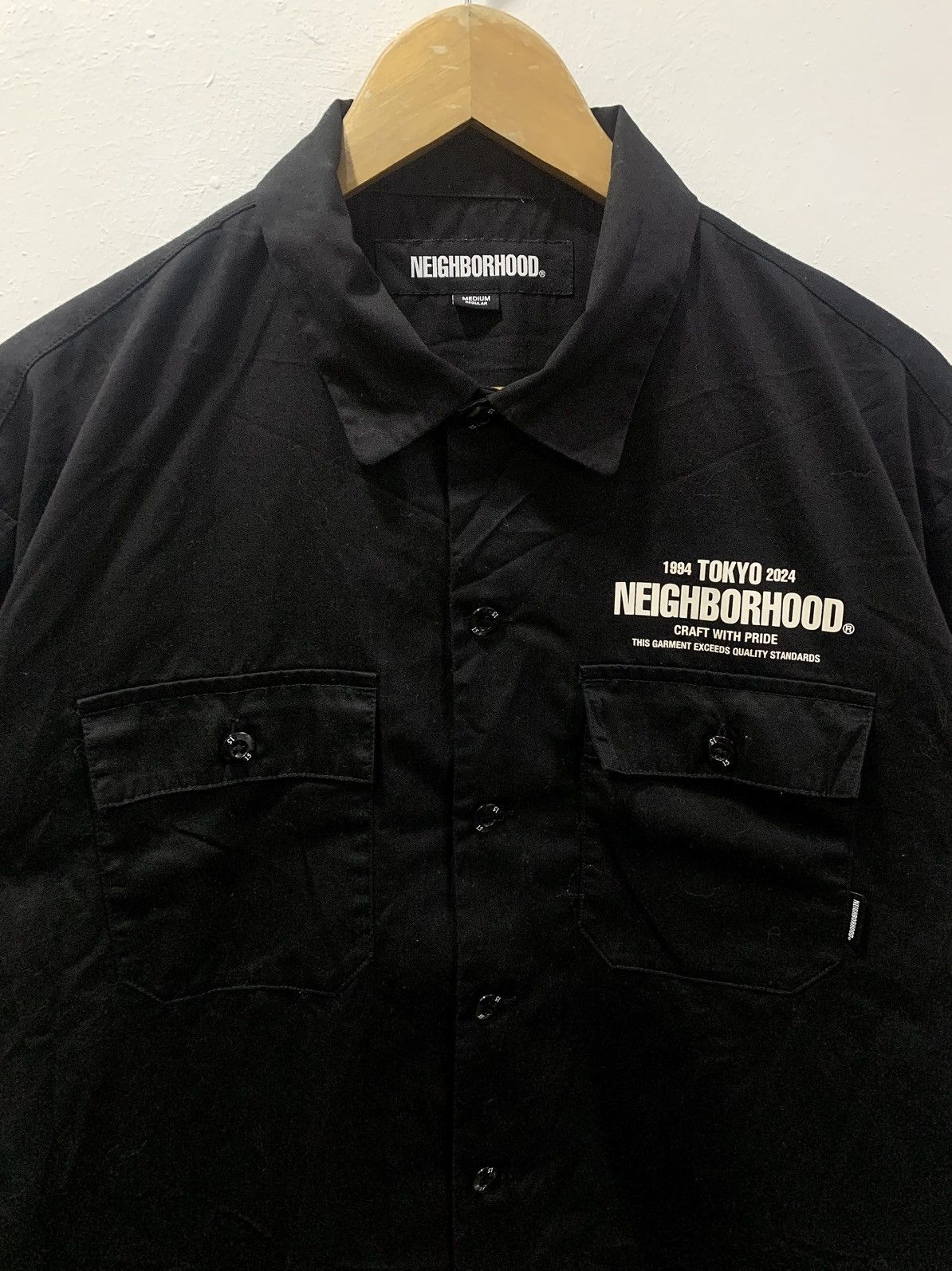 Neighborhood NEIGHBORHOOD S/S WORK SHIRT Size US M / EU 48-50 / 2 - 3 Thumbnail