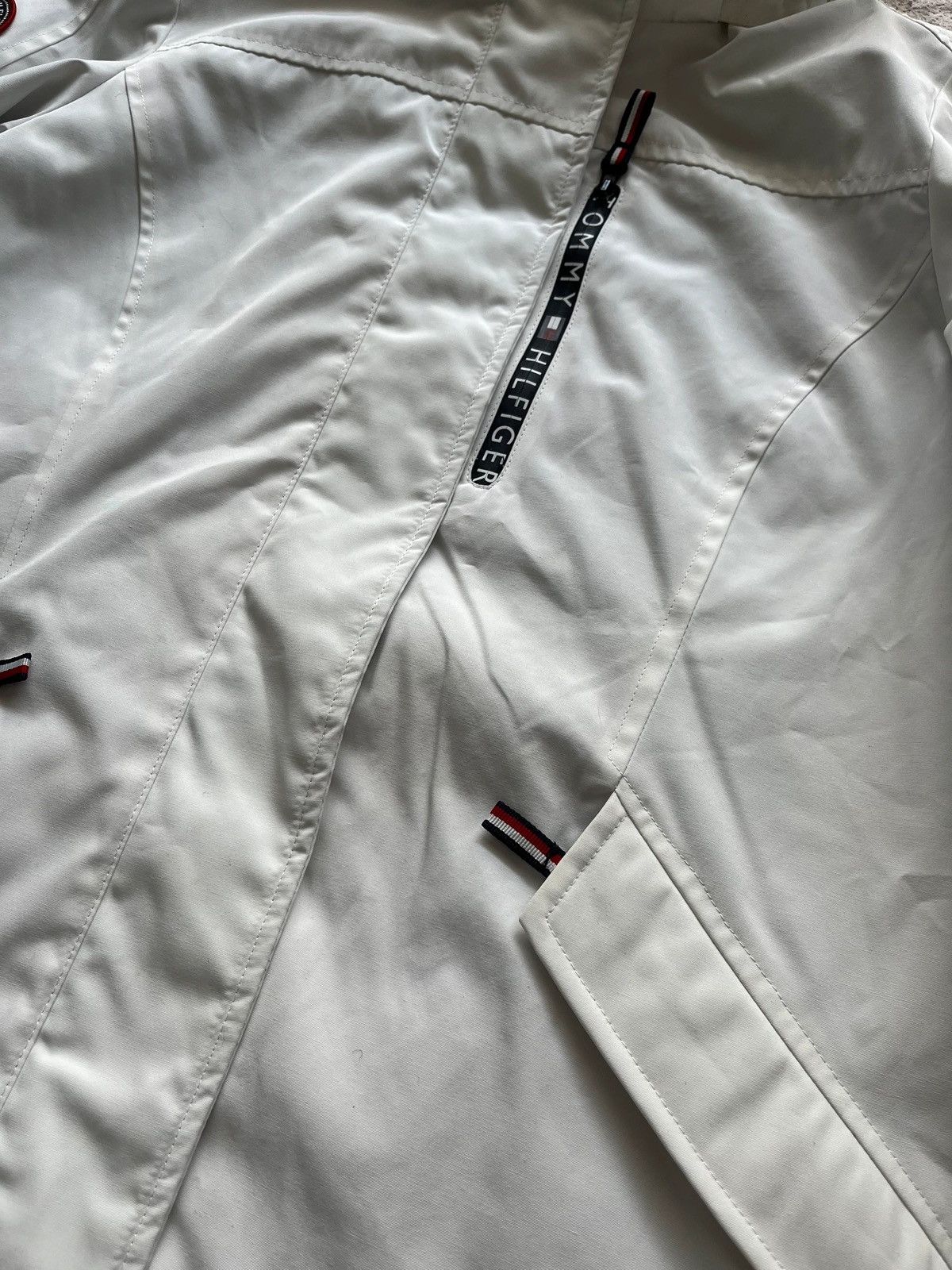 Tommy Hilfiger Tommy Hilfiger Jacket White Rare Sz M-L Size M / US 6-8 / IT 42-44 - 9 Thumbnail