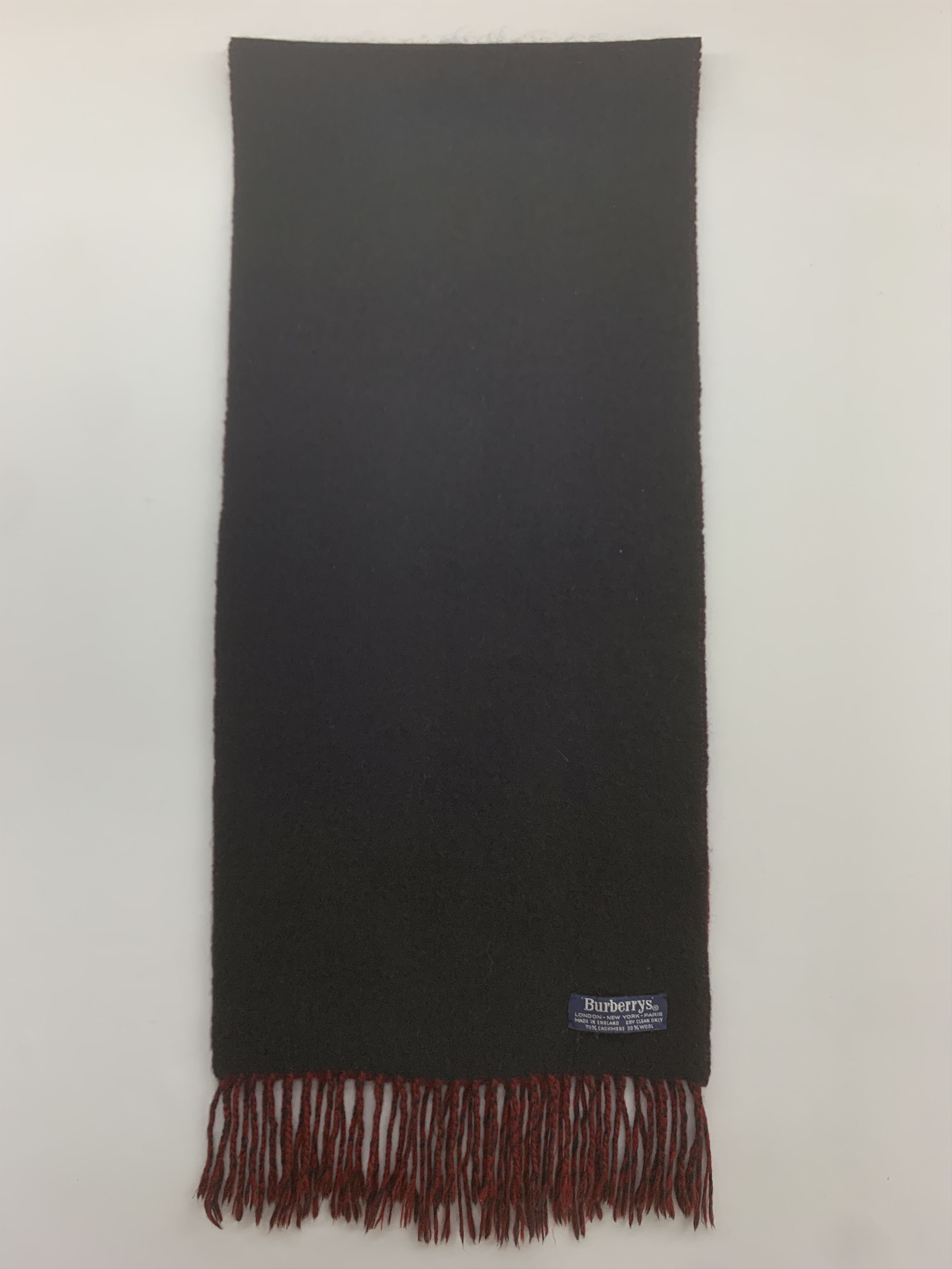 Burberry 90s Burberrys Scarf Wool Cashmere Muffler Neck Wrap BL2001 Size ONE SIZE - 2 Thumbnail