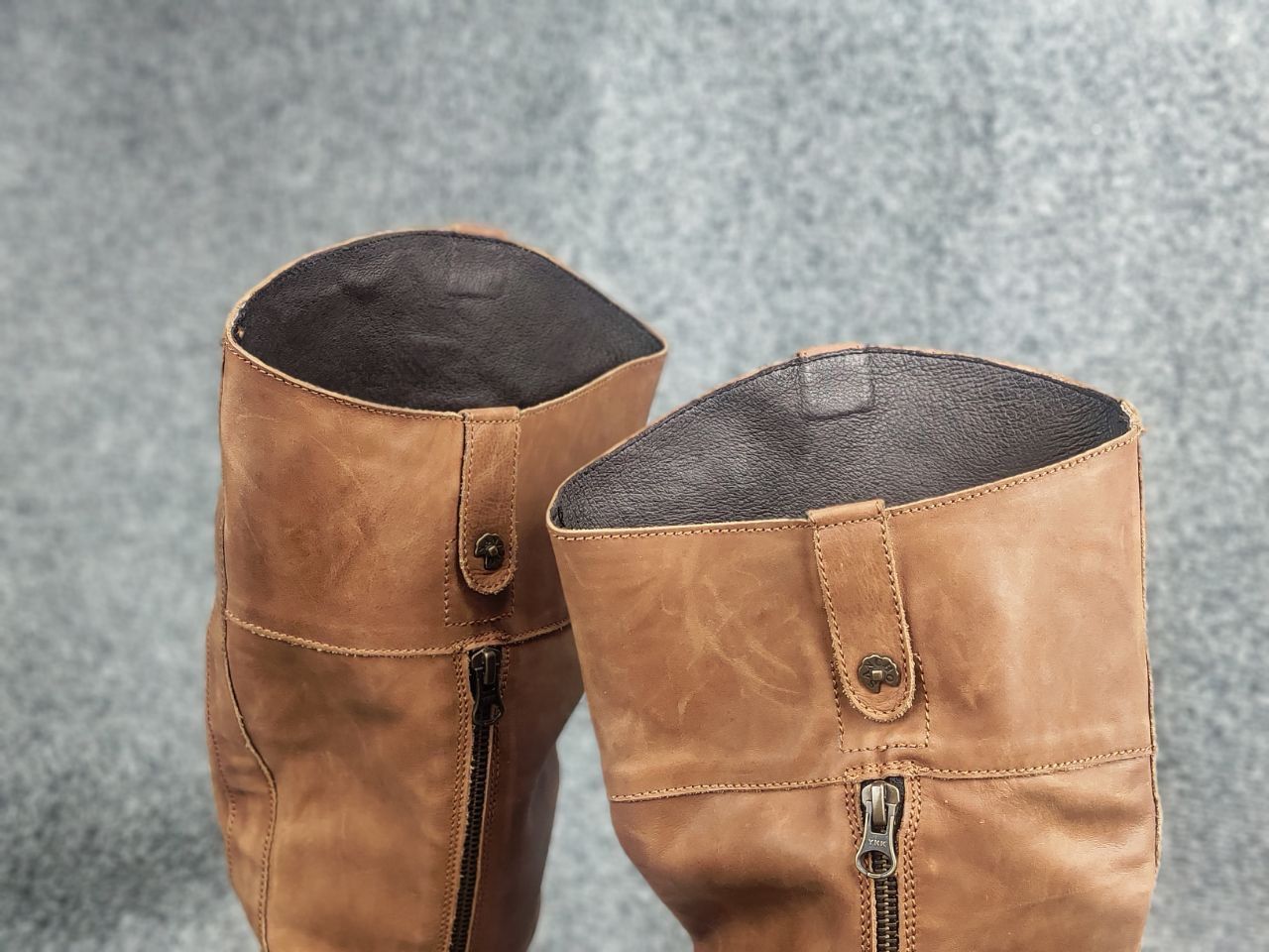 Sancho Boots Sancho Boots 9204 brown leather knee high zip Shoes Vintage Size US 10 / IT 40 - 13 Thumbnail
