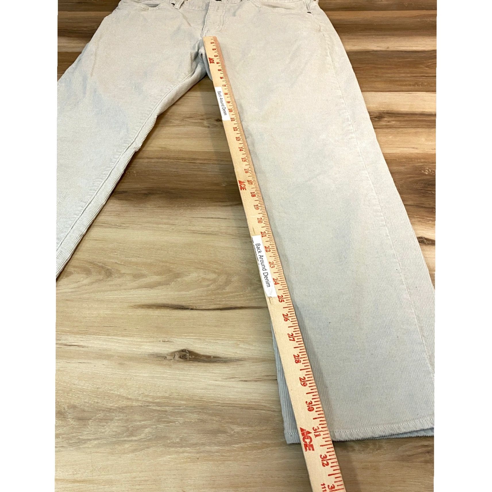 J.Crew J. Crew Mens Corduroy Pants Light Blue Straight Leg 35x32 Chino Casual 5-Pocket Size US 35 - 6 Thumbnail