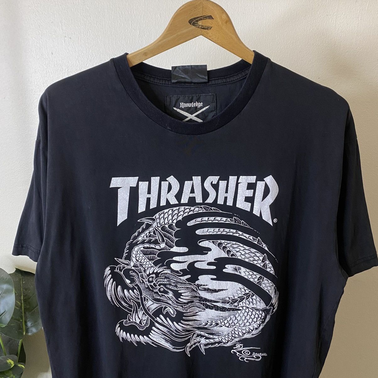 Thrasher Thrasher Skateboard Knowledge Studio Dragon Graphic Skater T Size US L / EU 52-54 / 3 - 2 Thumbnail