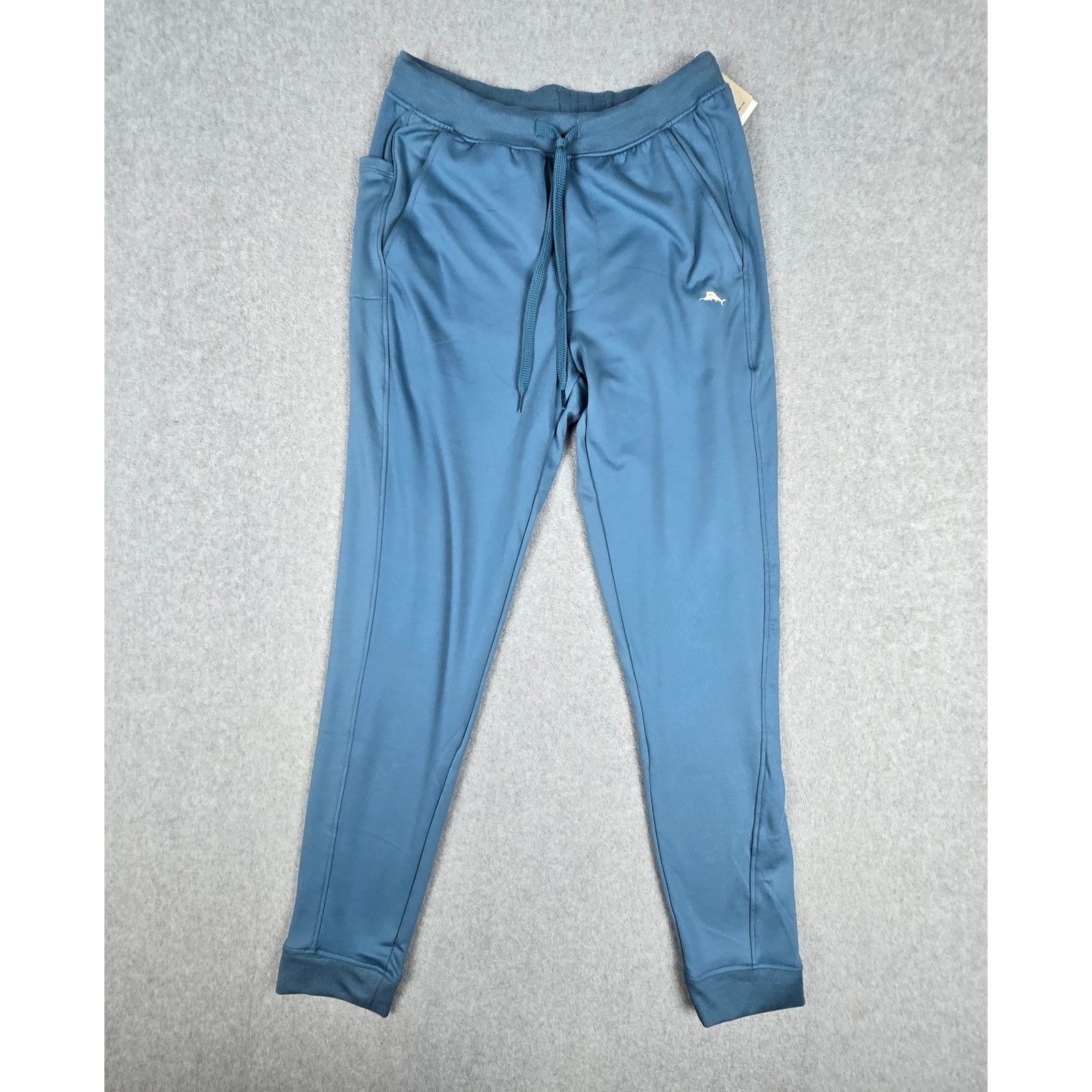 Tommy Bahama Tommy Bahama Small Blue Ultrasoft Drawstring Joggers Pockets Size US 29 - 1 Thumbnail