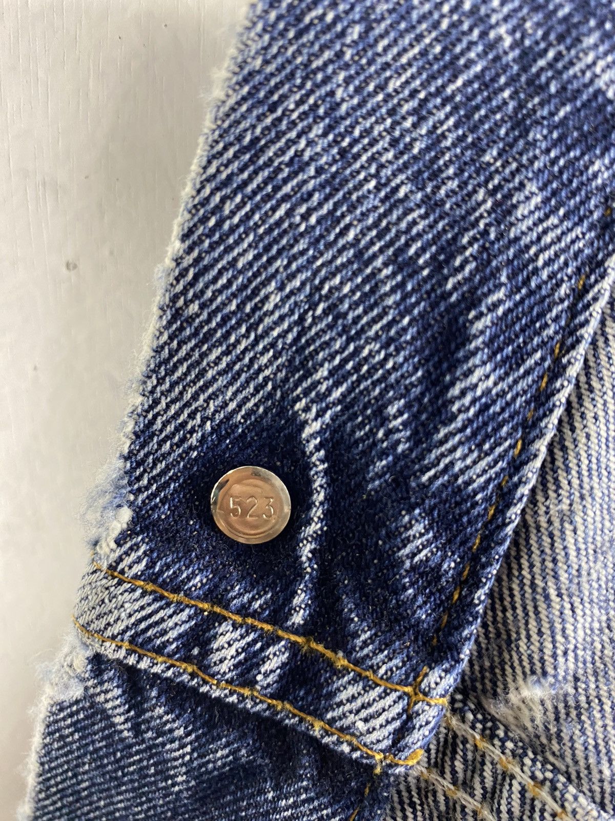 Levi's Vintage Clothing Vintage Levis Distressed Denim Button Jacket Size US M / EU 48-50 / 2 - 16 Thumbnail