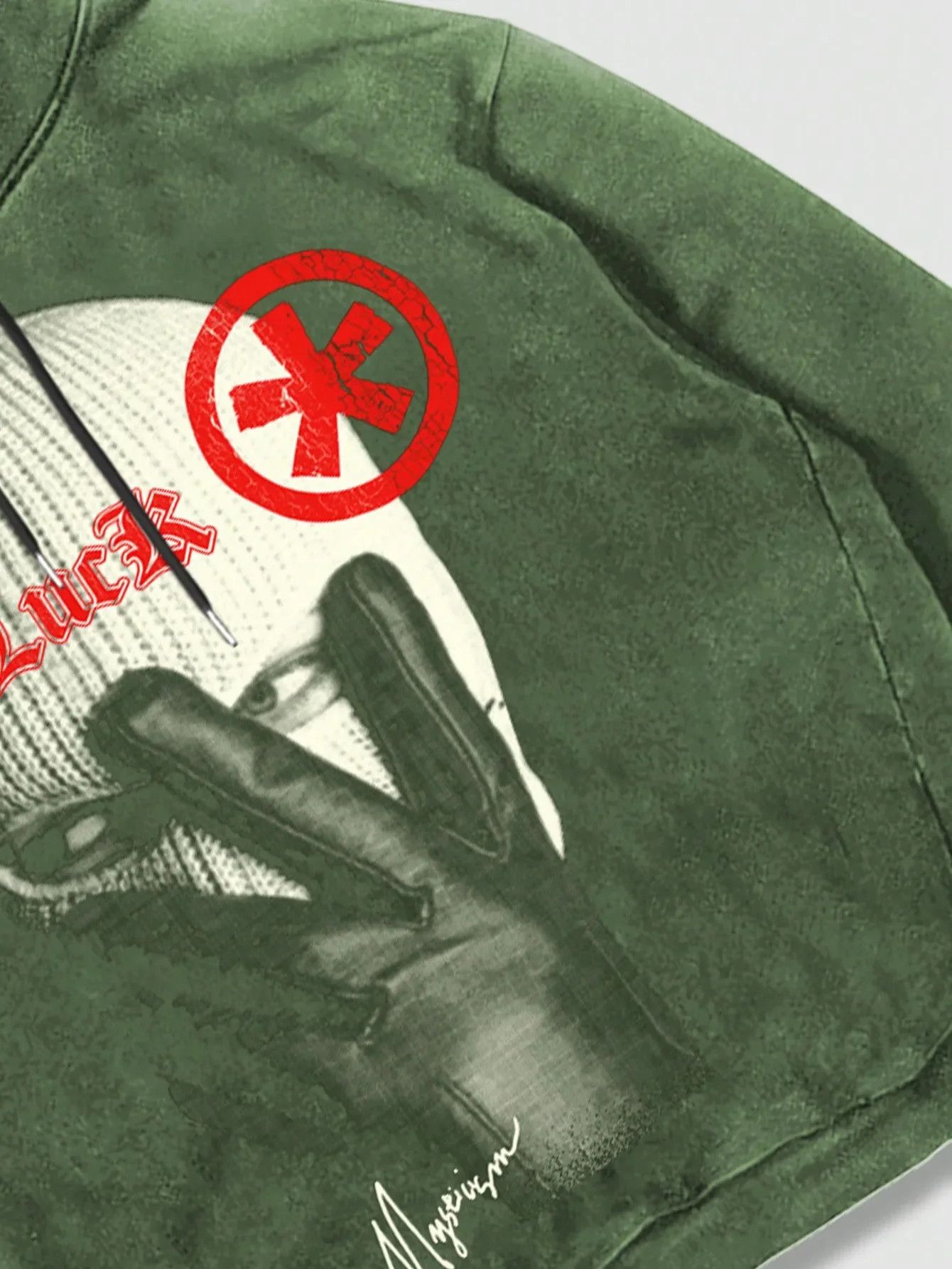 Japanese Brand Y2K Oversizes Portrait Printed Hoodie Size US XXL / EU 58 / 5 - 3 Thumbnail
