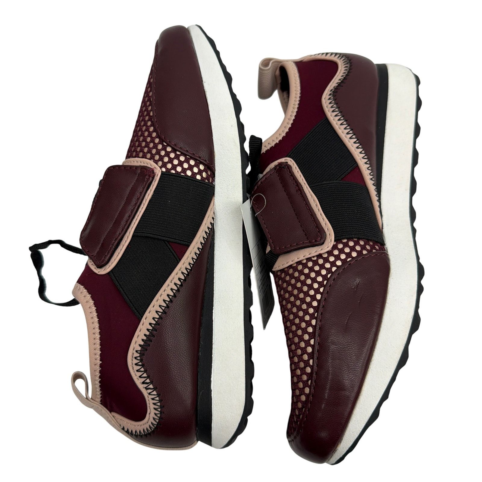 Other A New Day Women’s Burgundy Slip-On Sneakers Size 7.5 Size US 7.5 / IT 37.5 - 3 Thumbnail