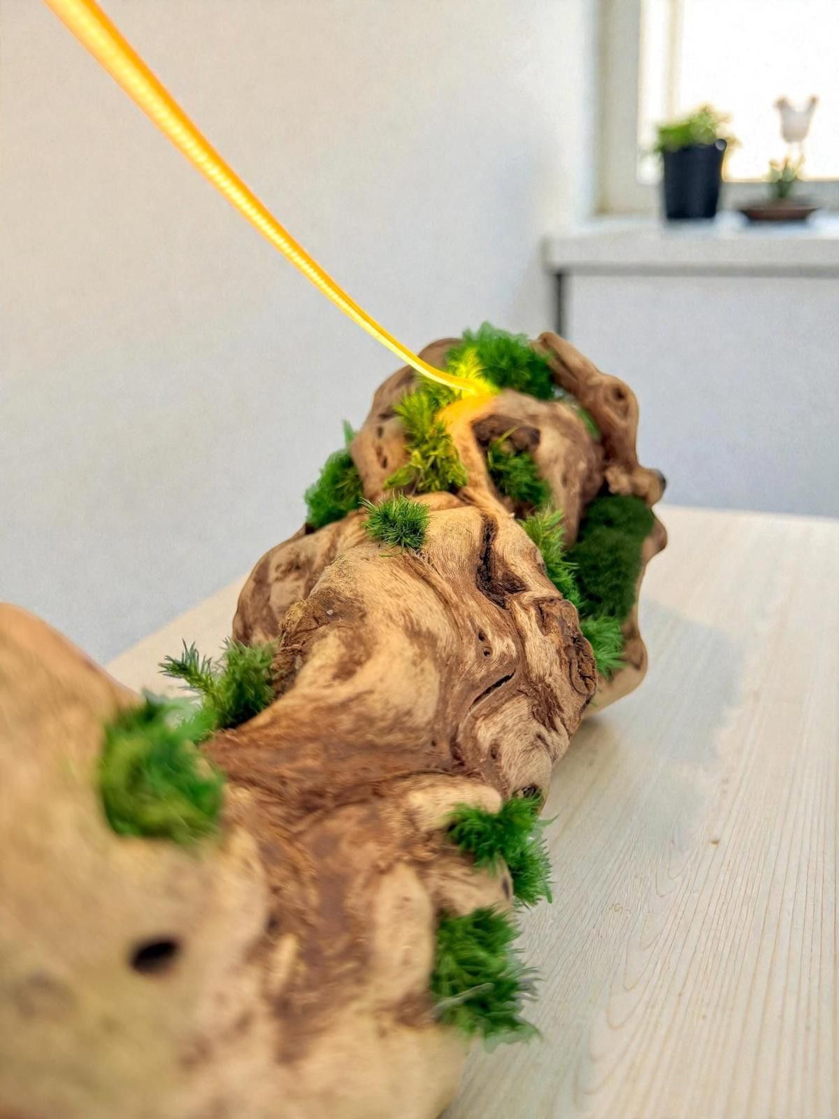 Other Driftwood, Original Grapevine Sculpture Lamp Preserved Moss Size ONE SIZE - 8 Thumbnail
