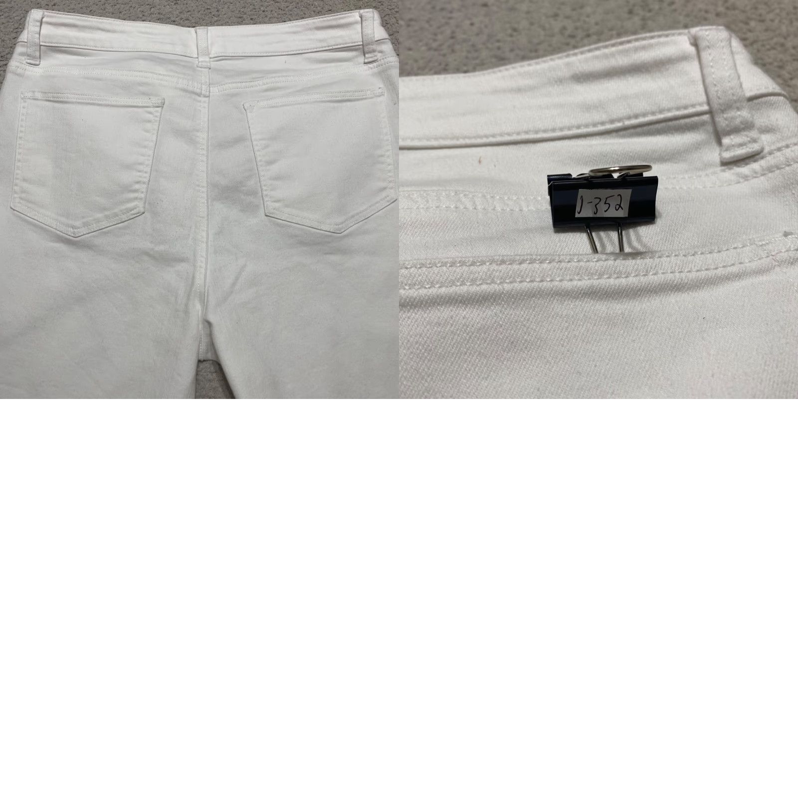 Talbots Talbots White Jeans Womens 12P Denim Light Wash Straight Leg High Rise Petite Shirt? Size 34" / US 12 / IT 48 - 9 Thumbnail