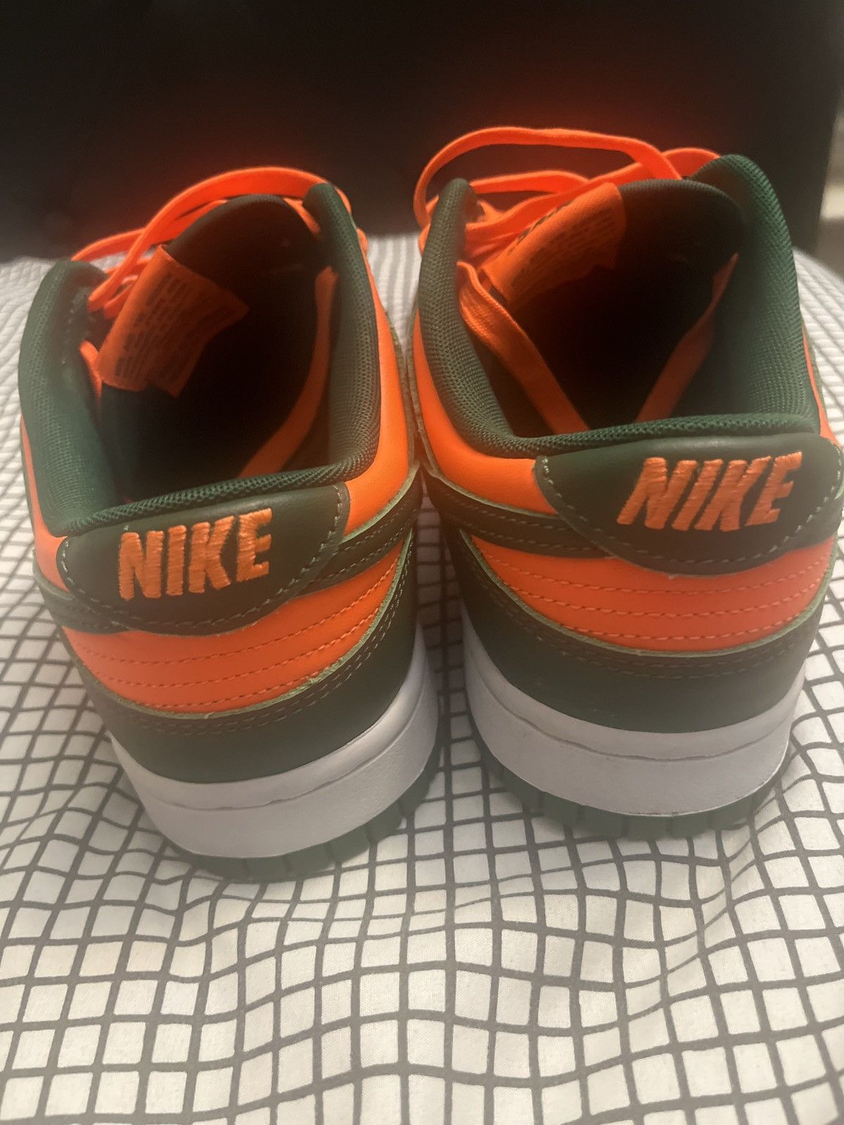 Nike Nike Dunk Low Retro Miami Hurricane Size US 9.5 / EU 42-43 - 6 Thumbnail
