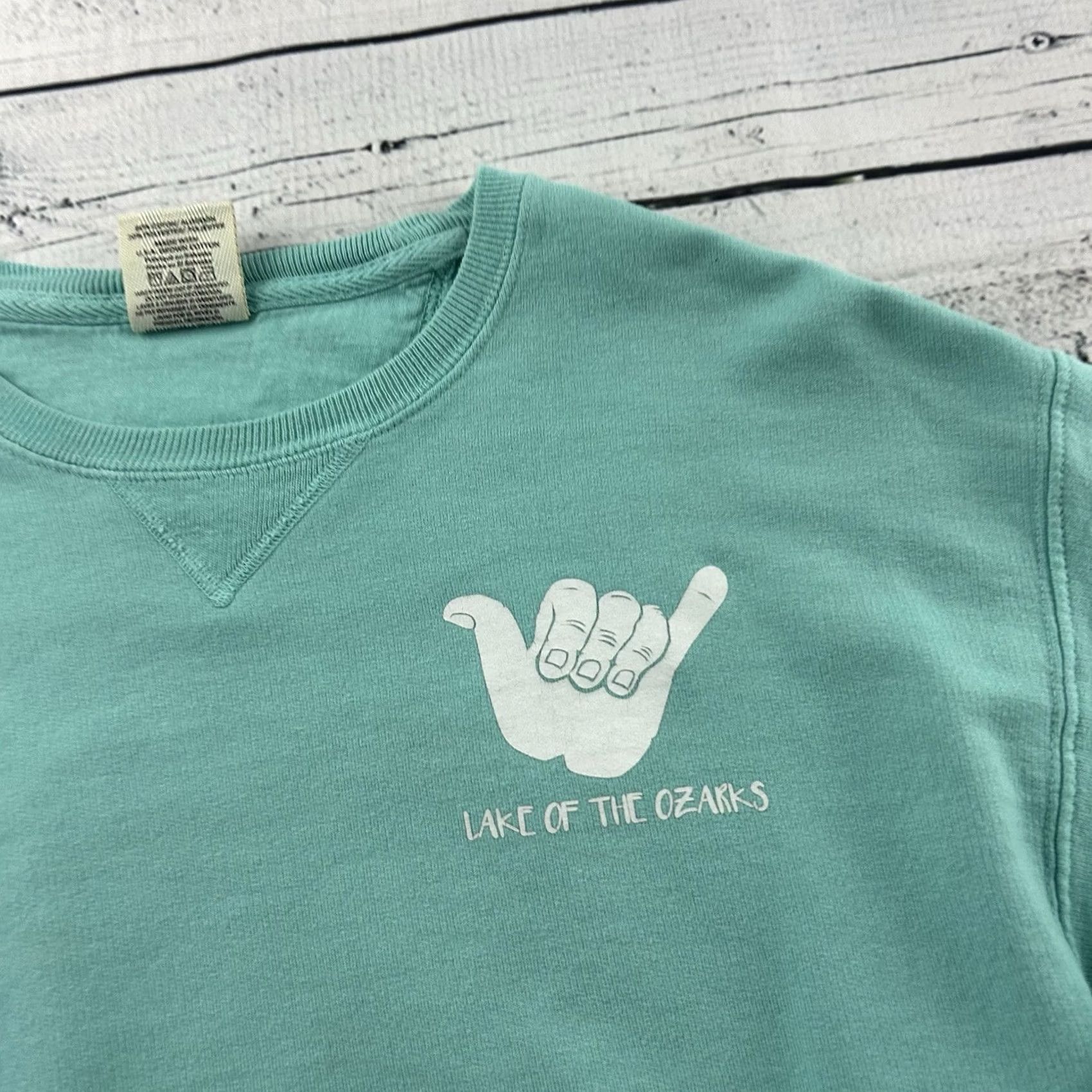 Vintage Comfort Wash Lake Of The Ozarks Crewneck Sweatshirt Unisex Small Blue Sweatshirt Mens S Blue 90s Ozarks? Size US S / EU 44-46 / 1 - 2 Thumbnail