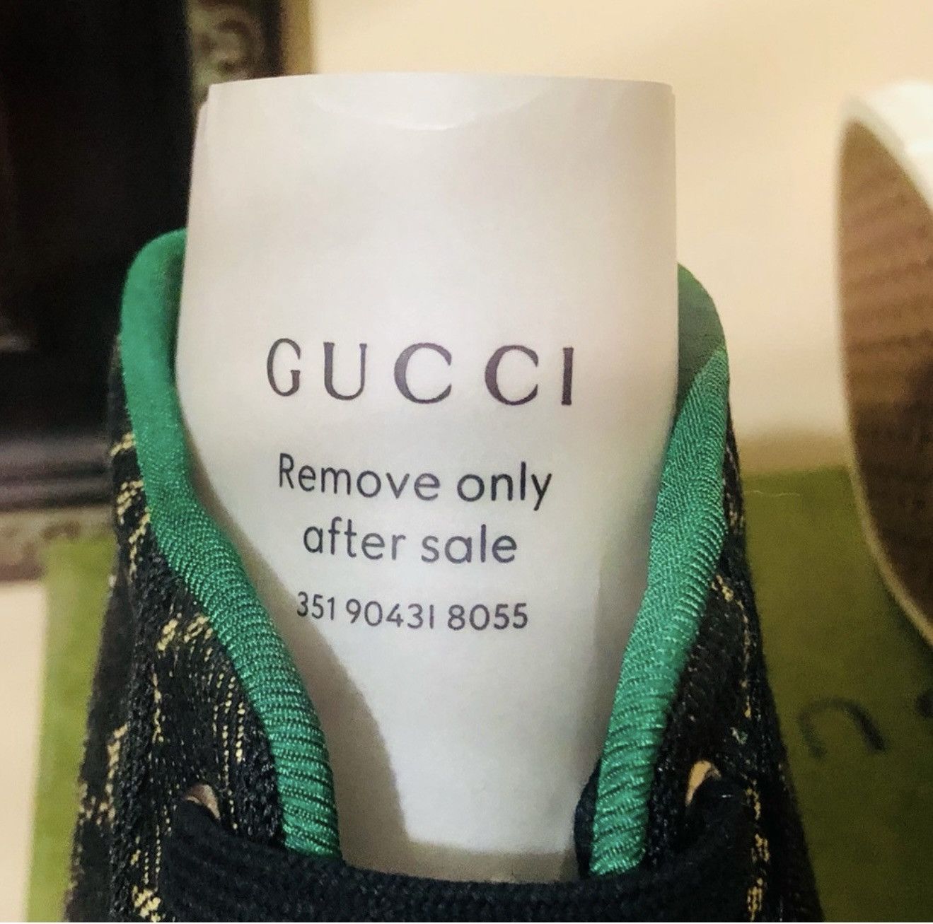 Gucci Gucci Men’s High Top Tennis 1977 Black Mini GG - Size 10 US Size US 10 / EU 43 - 6 Thumbnail