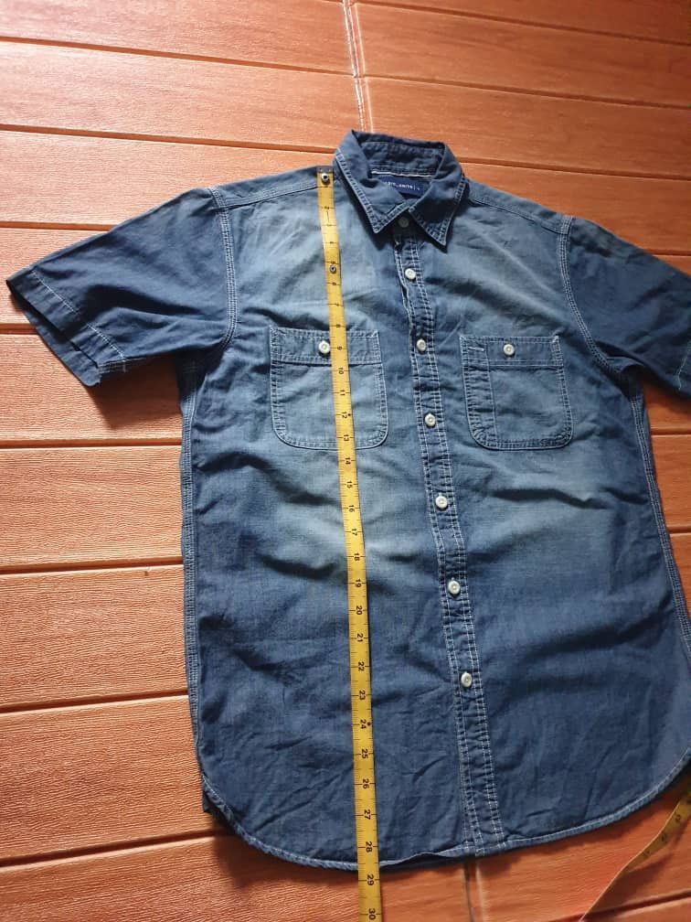 Japanese Brand 💥Button ups selvedge chambray shirt Size US M / EU 48-50 / 2 - 6 Thumbnail