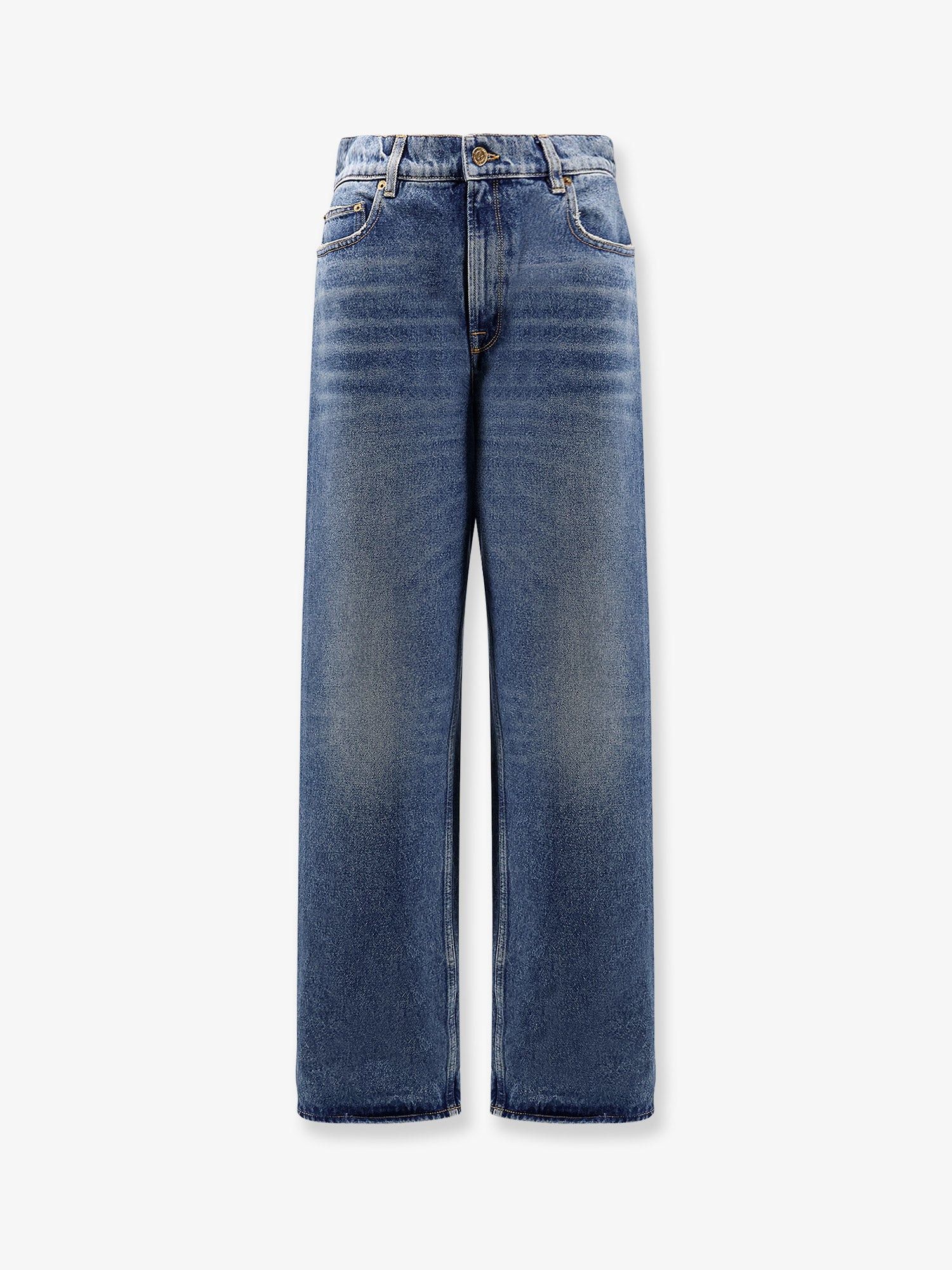 デニム・ジーパン Golden  JOURNEY W`S PANT KIM SAND WASH ALL OVER EYELET Golden Goose JOURNEY W`S PANT KIM SAND WASH ALL OVER EYELET