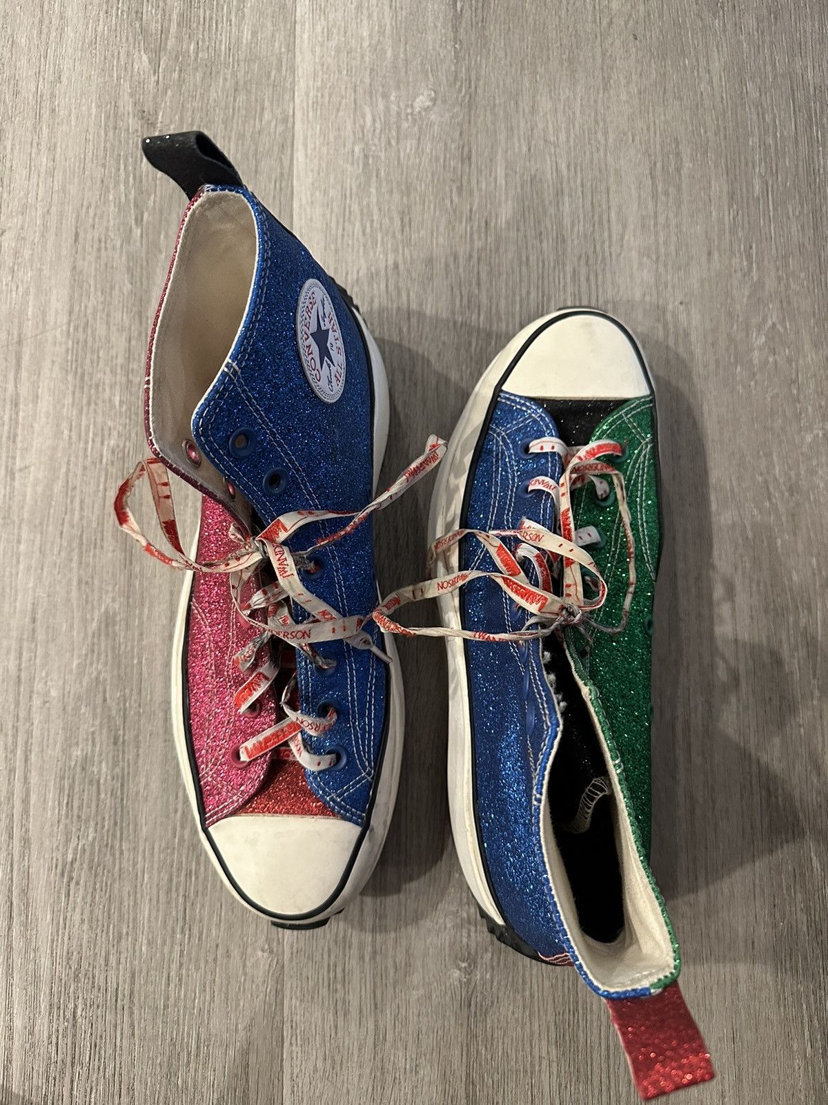 Converse × JW Anderson J.W. ANDERSON X RUN STAR HIKE 'GLITTER' UNISEX Size US 10.5 / EU 43-44 - 4 Thumbnail