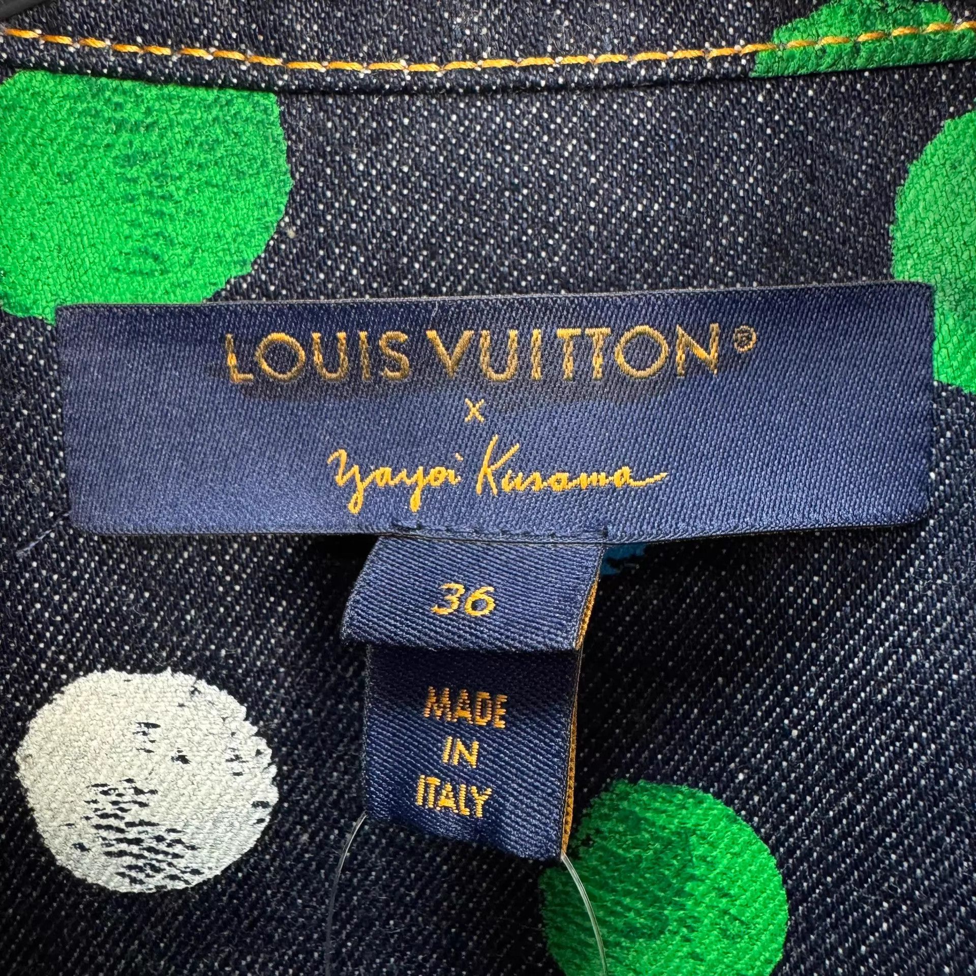 Louis Vuitton LV x Yayoi Kusama Polka Dot Monogram Denim Size 36 New Size XS / US 0-2 / IT 36-38 - 5 Thumbnail