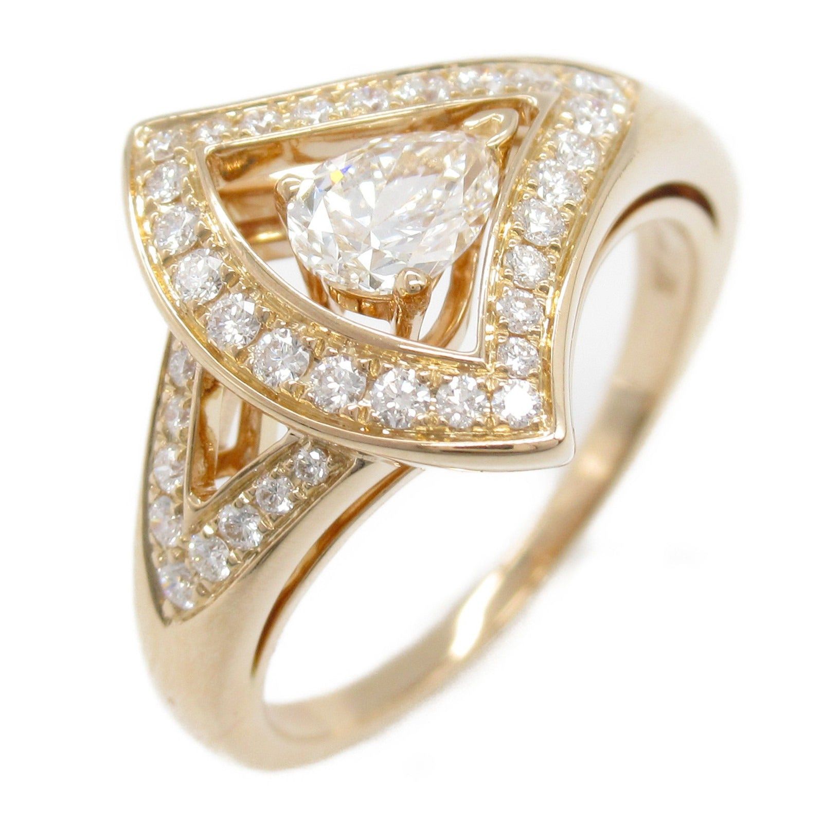 Bvlgari Bvlgari Diva Dream Pear Shape Ring K18Pg (Pink Gold) Diamond Clear Size ONE SIZE - 1 Thumbnail