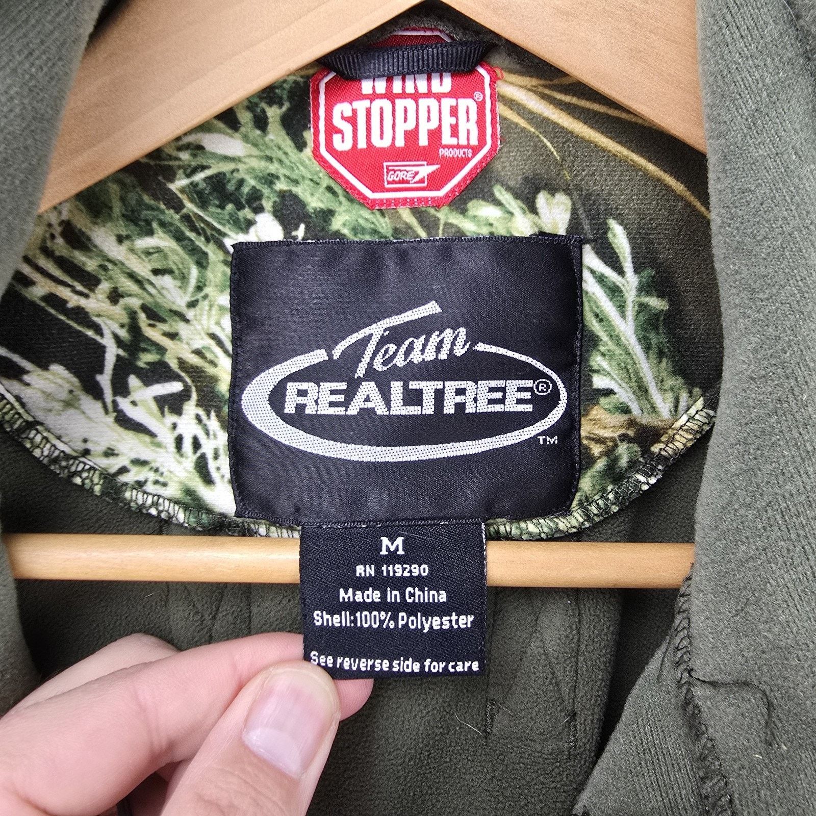 Realtree Team Realtree WindStopper Full Zip Camo Vest Mens Medium Size US M / EU 48-50 / 2 - 5 Thumbnail