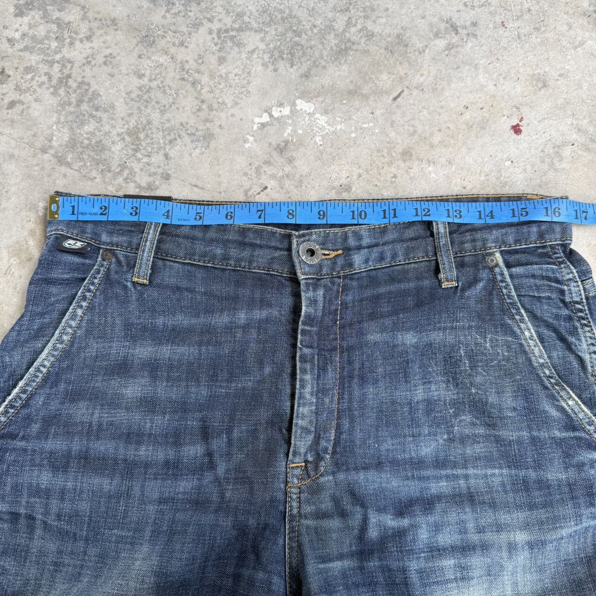 55DSL W33x27 Vintage 55DSL Flare Faded Denim Jean Pants Size US 33 - 5 Thumbnail