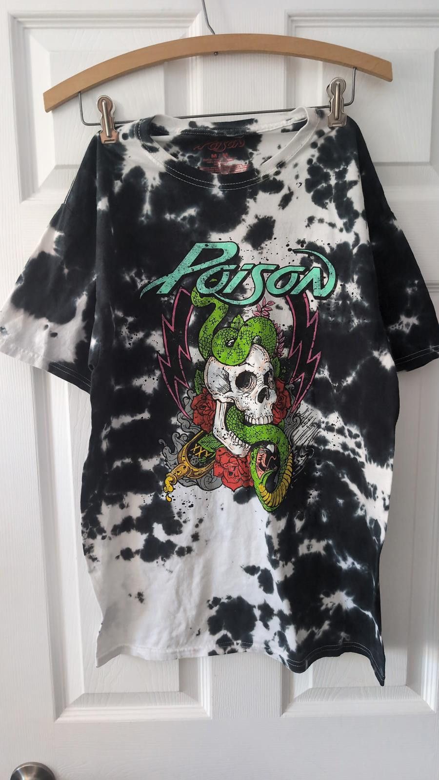 Other Poison Band T-Shirt Skull Snake Graphic Tie Dye Adult Medium Size US M / EU 48-50 / 2 - 1 Thumbnail