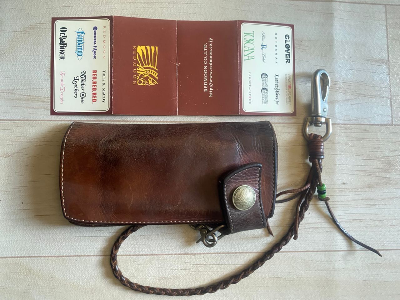 REDMOON Red Moon Wallet Wallet long leather | eBay