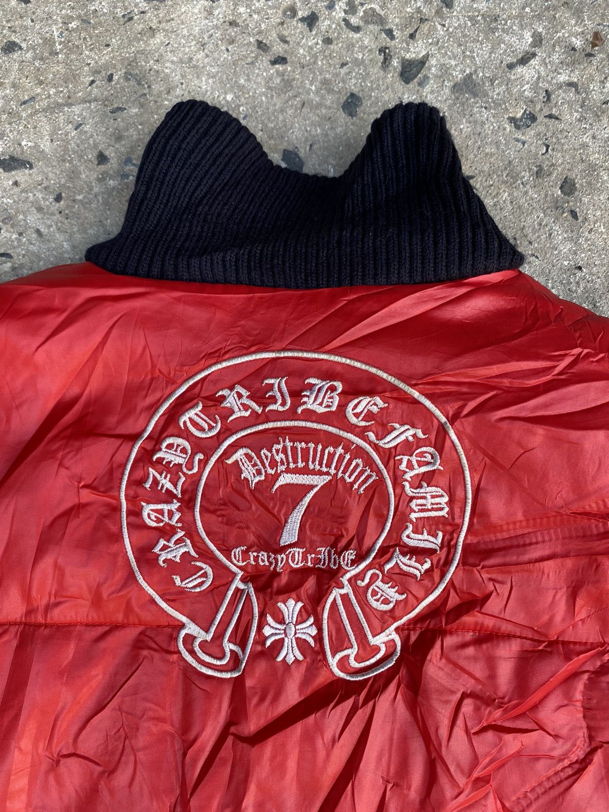 14th Addiction × Tornado Mart Vintage Grazy Tribe Puffer Rider Jacket Chrome Hearts Style Size US M / EU 48-50 / 2 - 18 Thumbnail