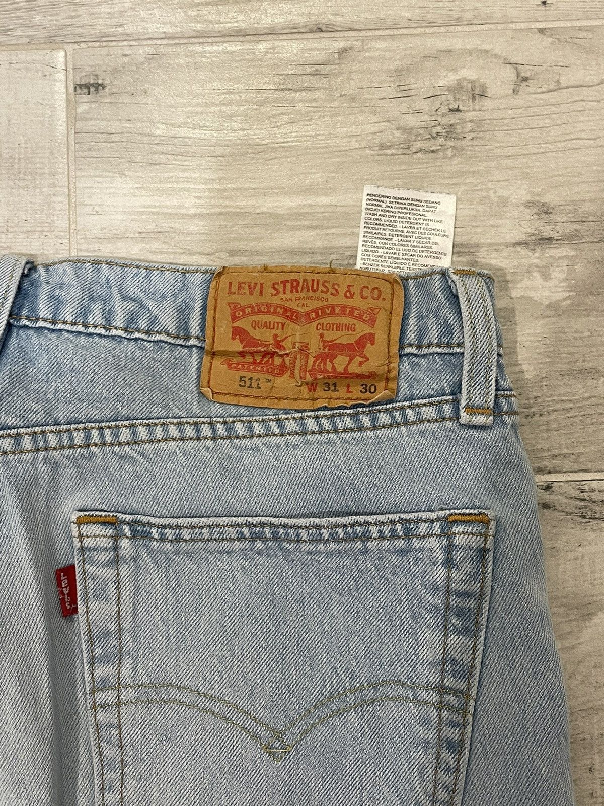 Levi's LEVIS 511 DENIM PANTS 31x30 Size US 31 - 3 Thumbnail